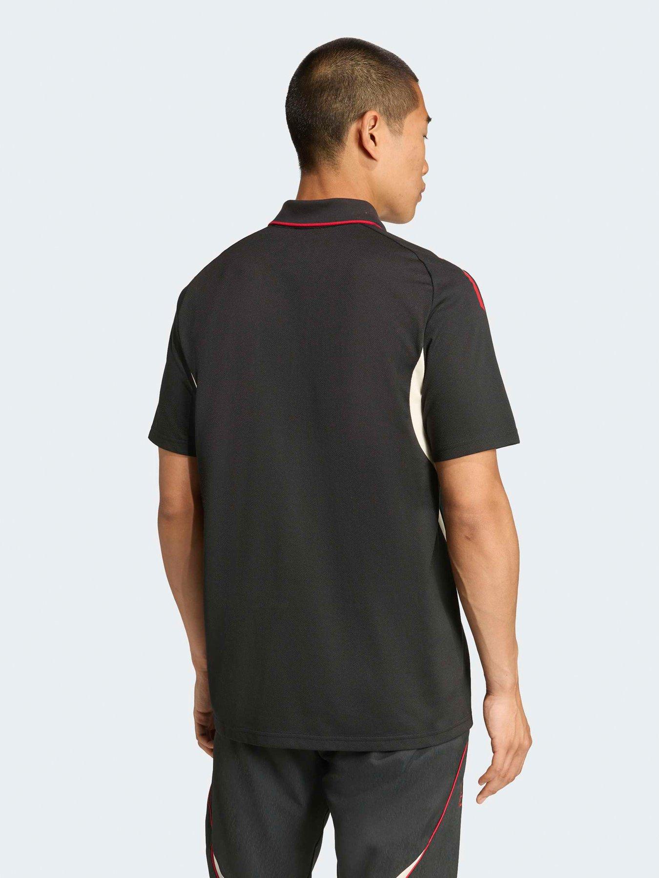 Image 2 of 4 of adidas Mens Liverpool Training Polo - Black