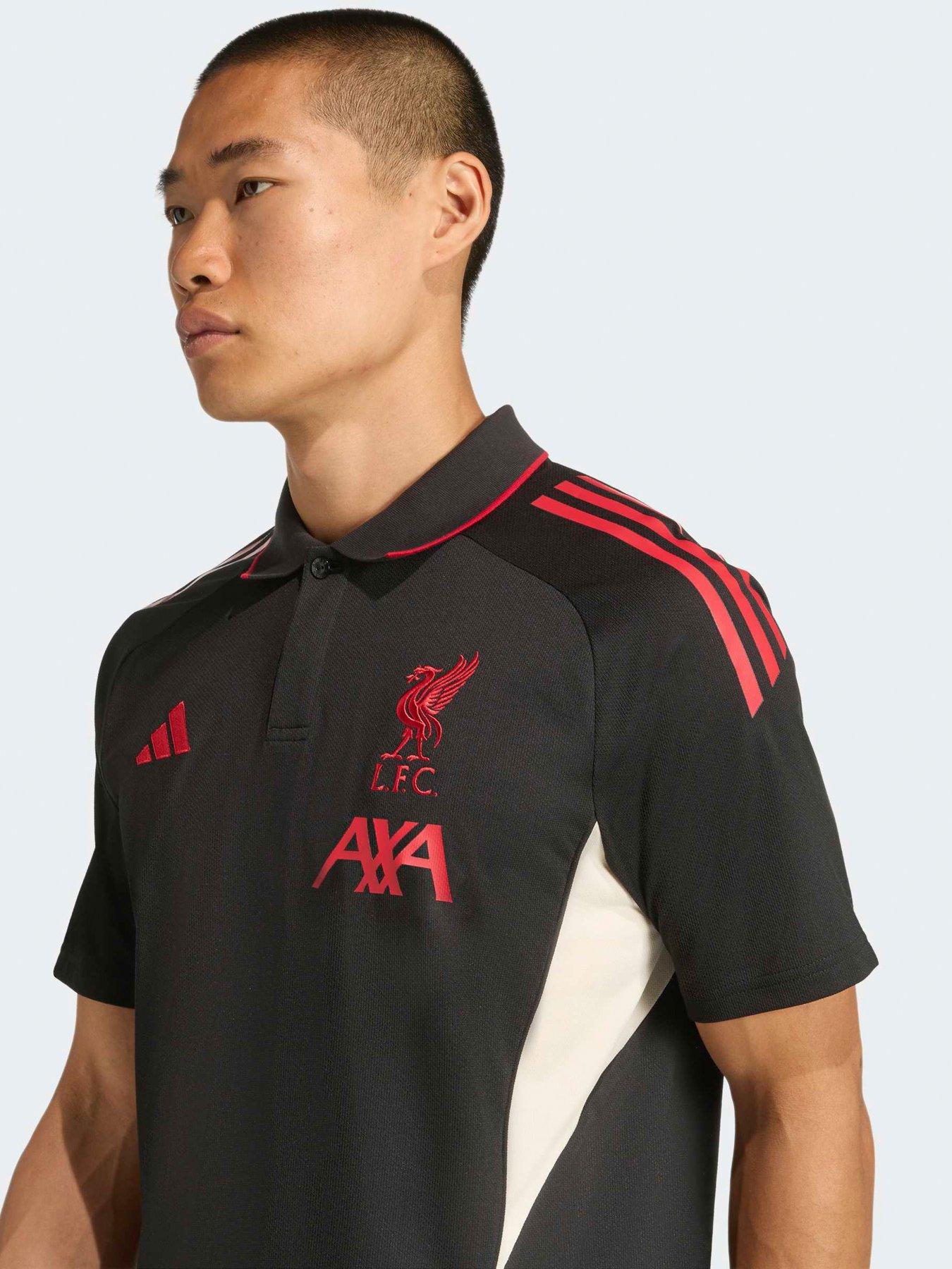 Image 3 of 4 of adidas Mens Liverpool Training Polo - Black
