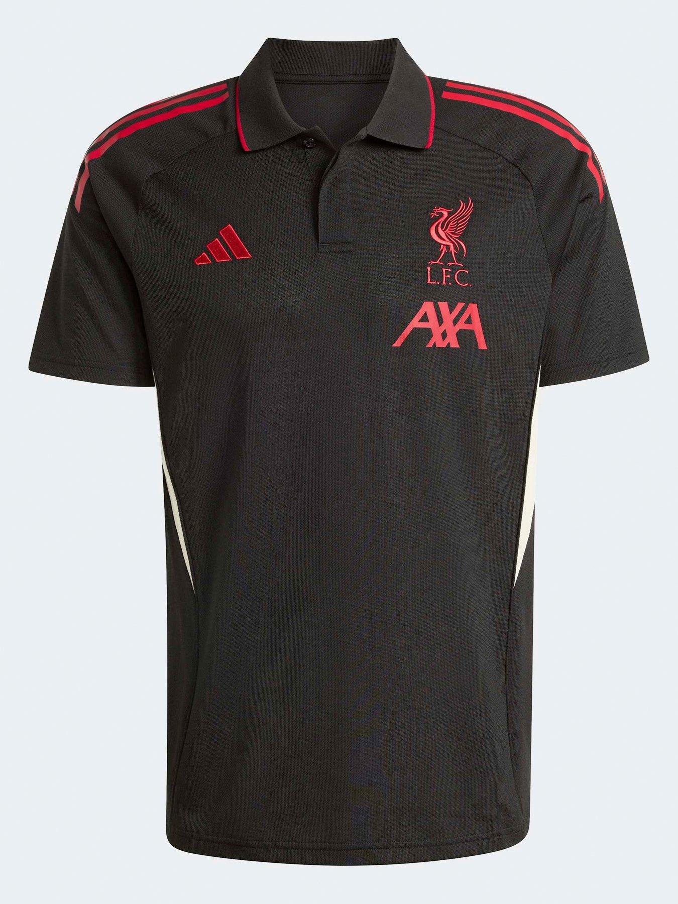 Image 4 of 4 of adidas Mens Liverpool Training Polo - Black