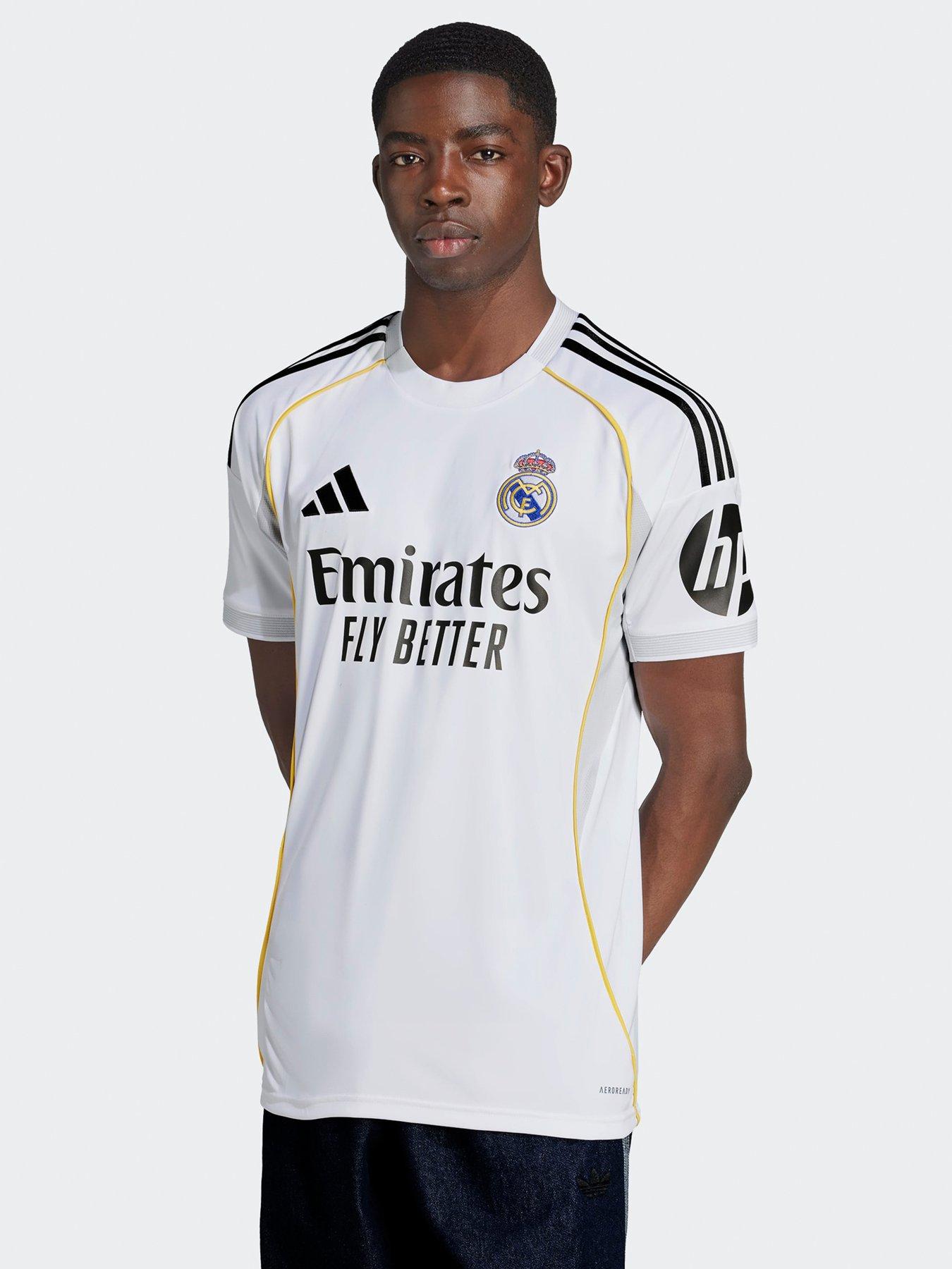 undefined Real Madrid Mens 25/26 Home Stadium Replica Shirt -White