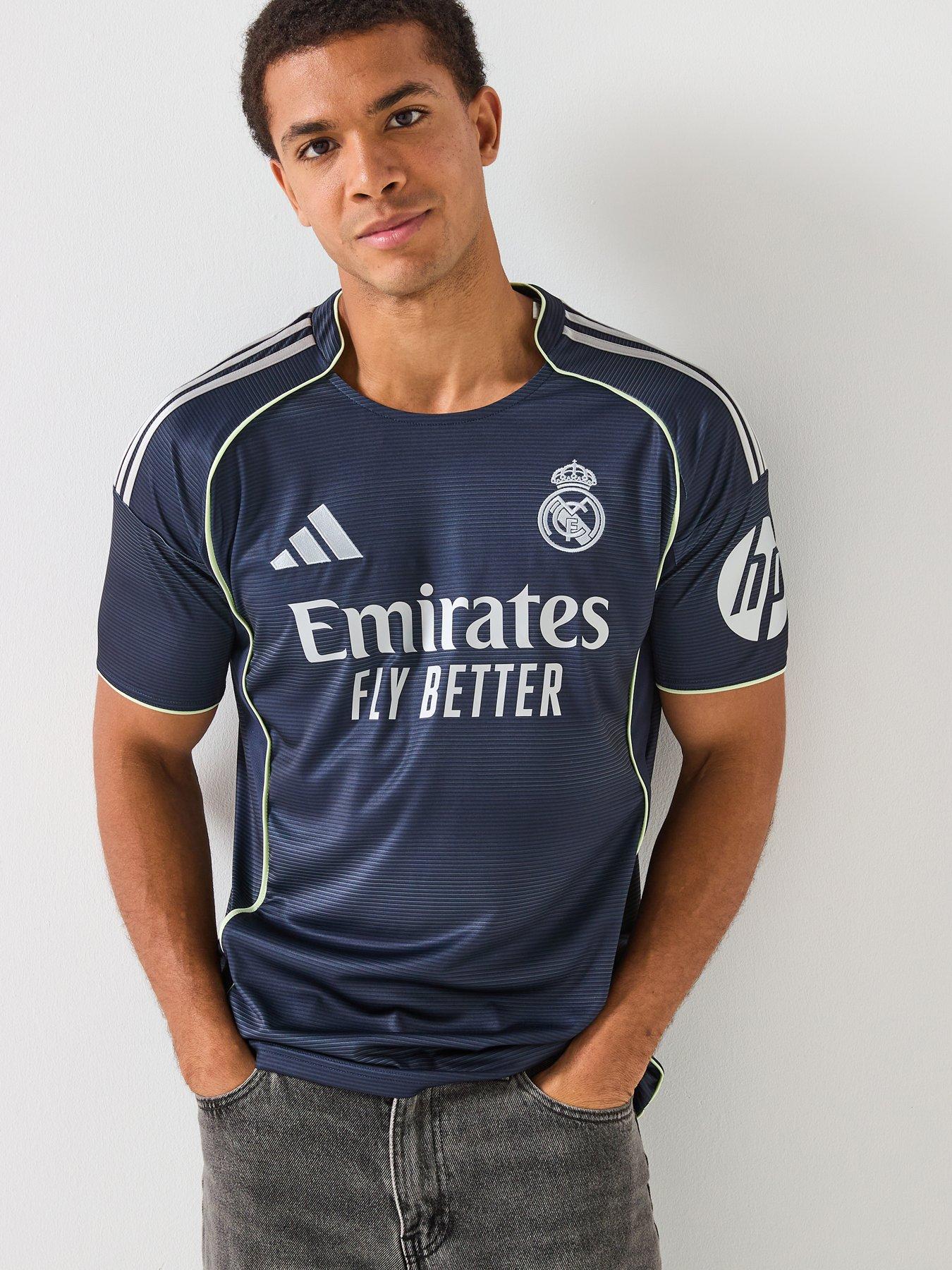 adidas Mens Real Madrid 25/26 Away Stadium Replica Shirt - Navy