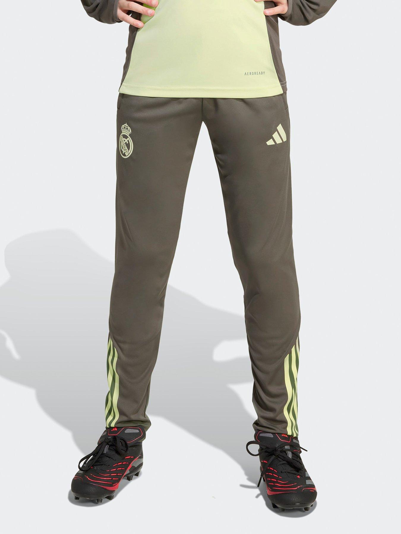 adidas Junior Real Madrid Training Pants - Grey