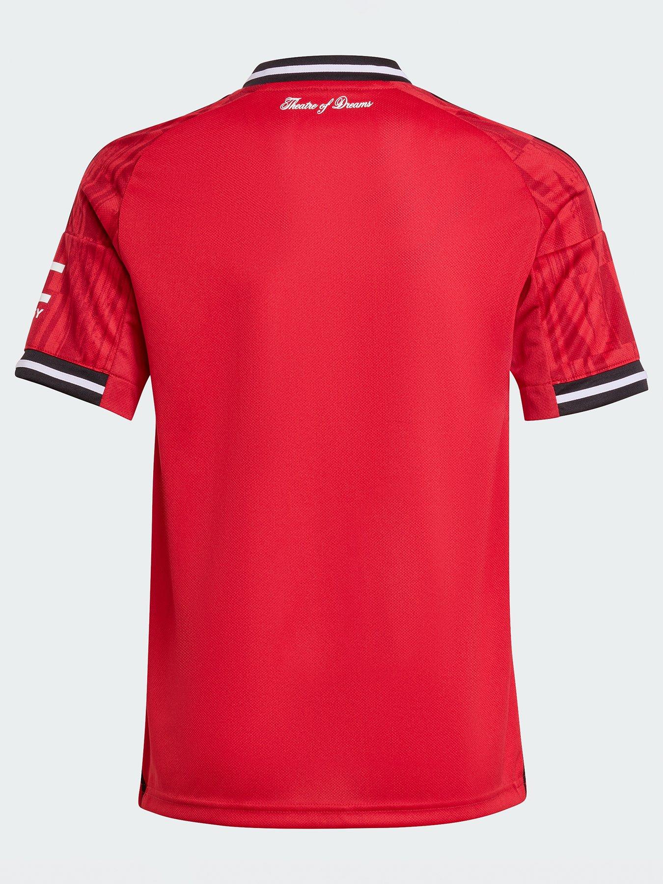 Image 2 of 2 of adidas Manchester United Junior 25/26 Home Stadium Replica Shirt - Red