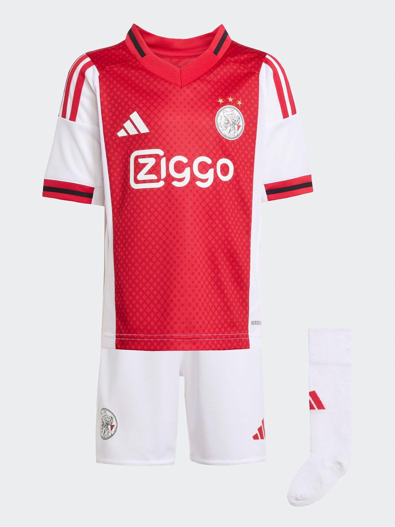 Image 3 of 3 of adidas Junior Ajax 25/26 Home Mini Kit - Red/white