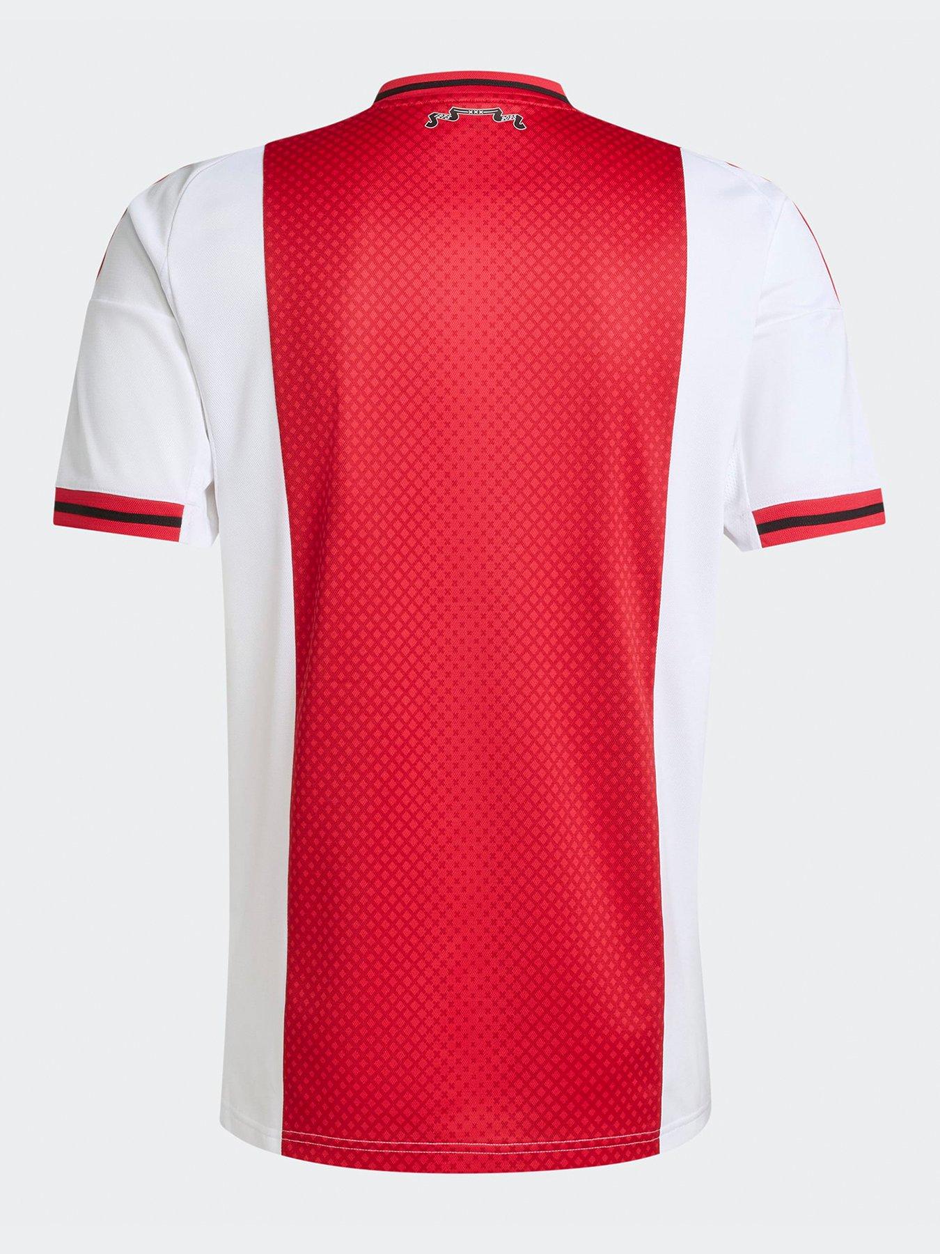 Image 3 of 3 of adidas Ajax Mens 25/26 Home Stadium Replica Shirt - White
