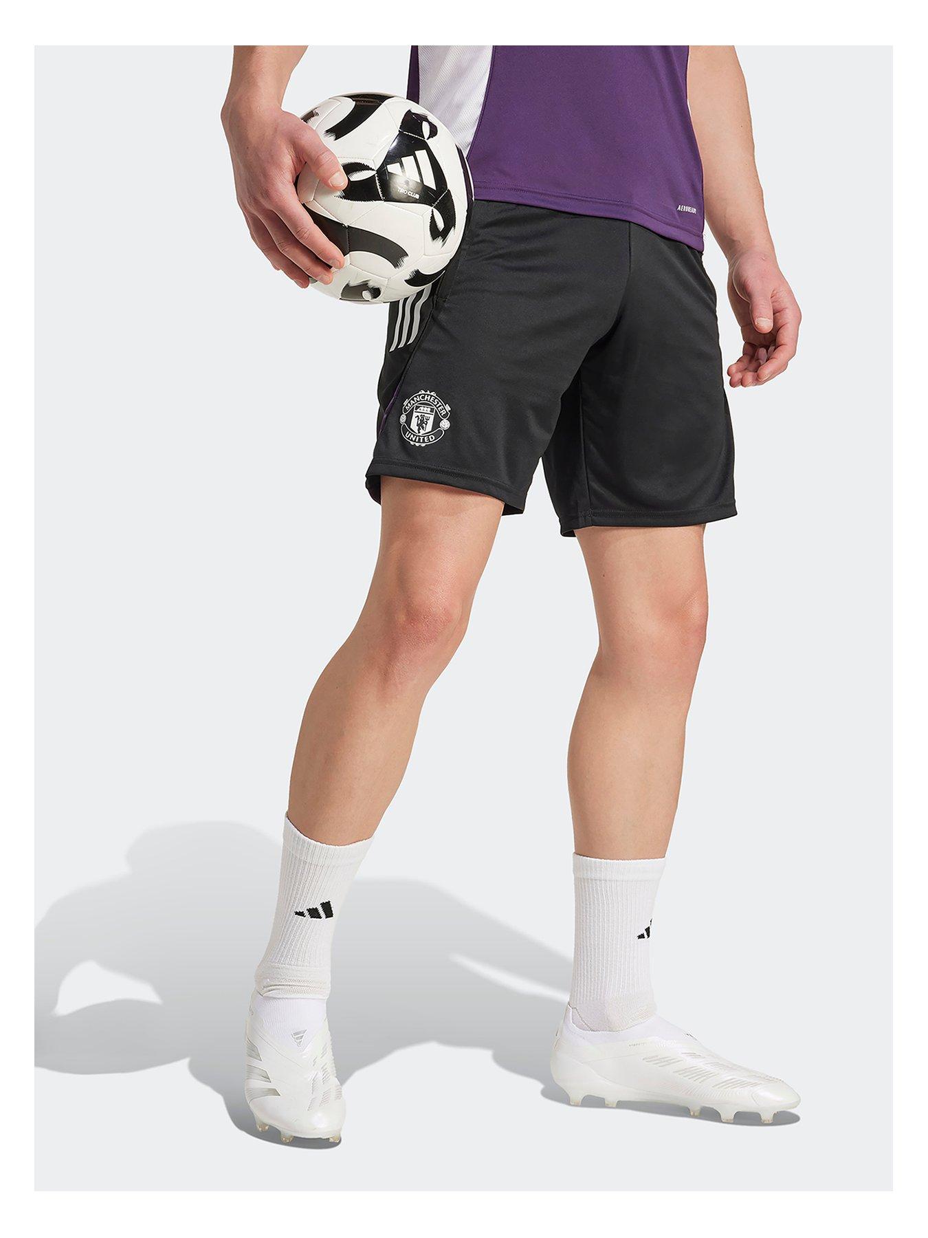 undefined Mens Manchester United Training Shorts - Black