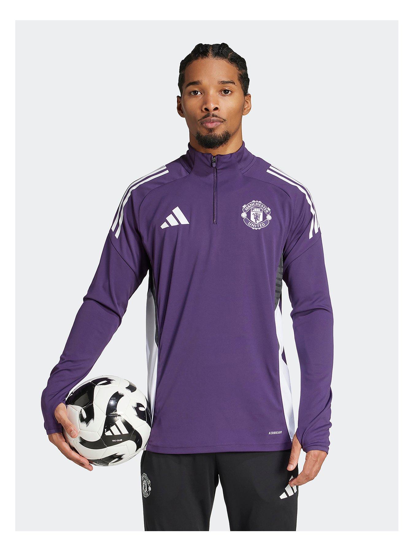 adidas Men's Manchester United Training Top - Purple