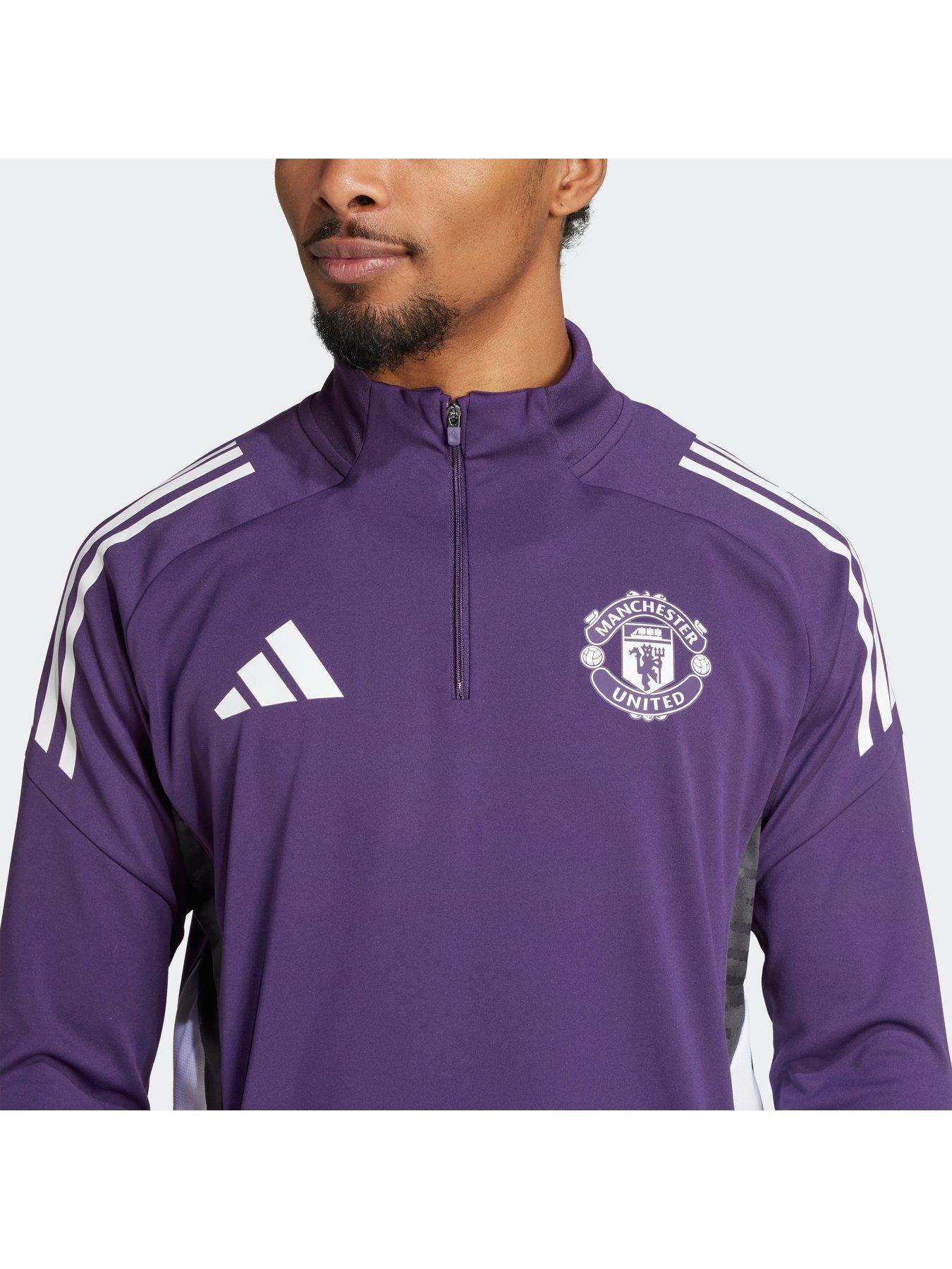 Image 3 of 4 of adidas Men's Manchester United Training Top - Purple
