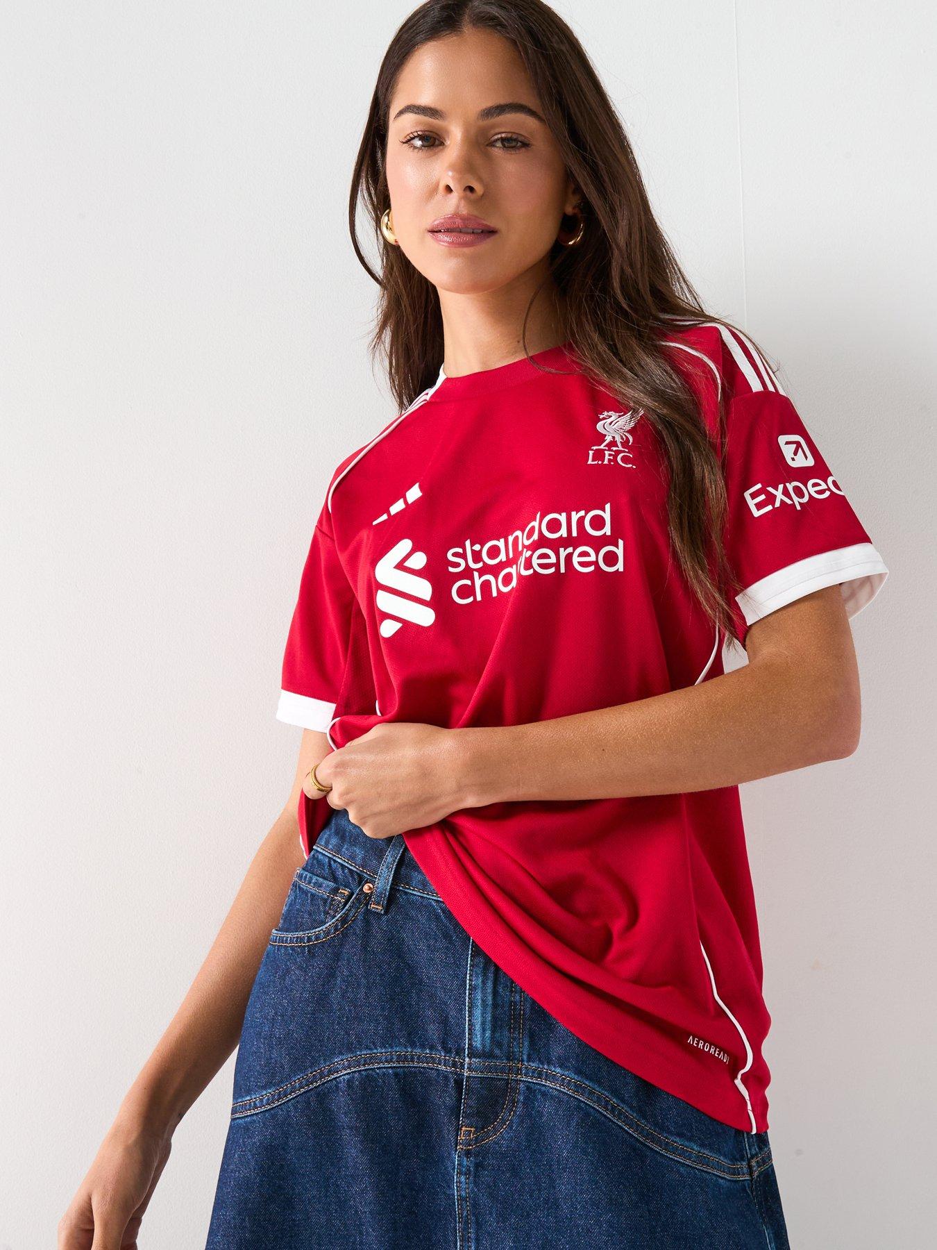 adidas Liverpool Women's 25/26 Home Stadium Replica Shirt - Red
