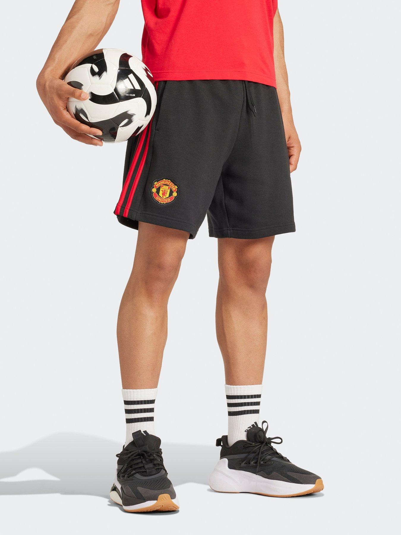 adidas Mens Manchester United DNA Shorts - Black