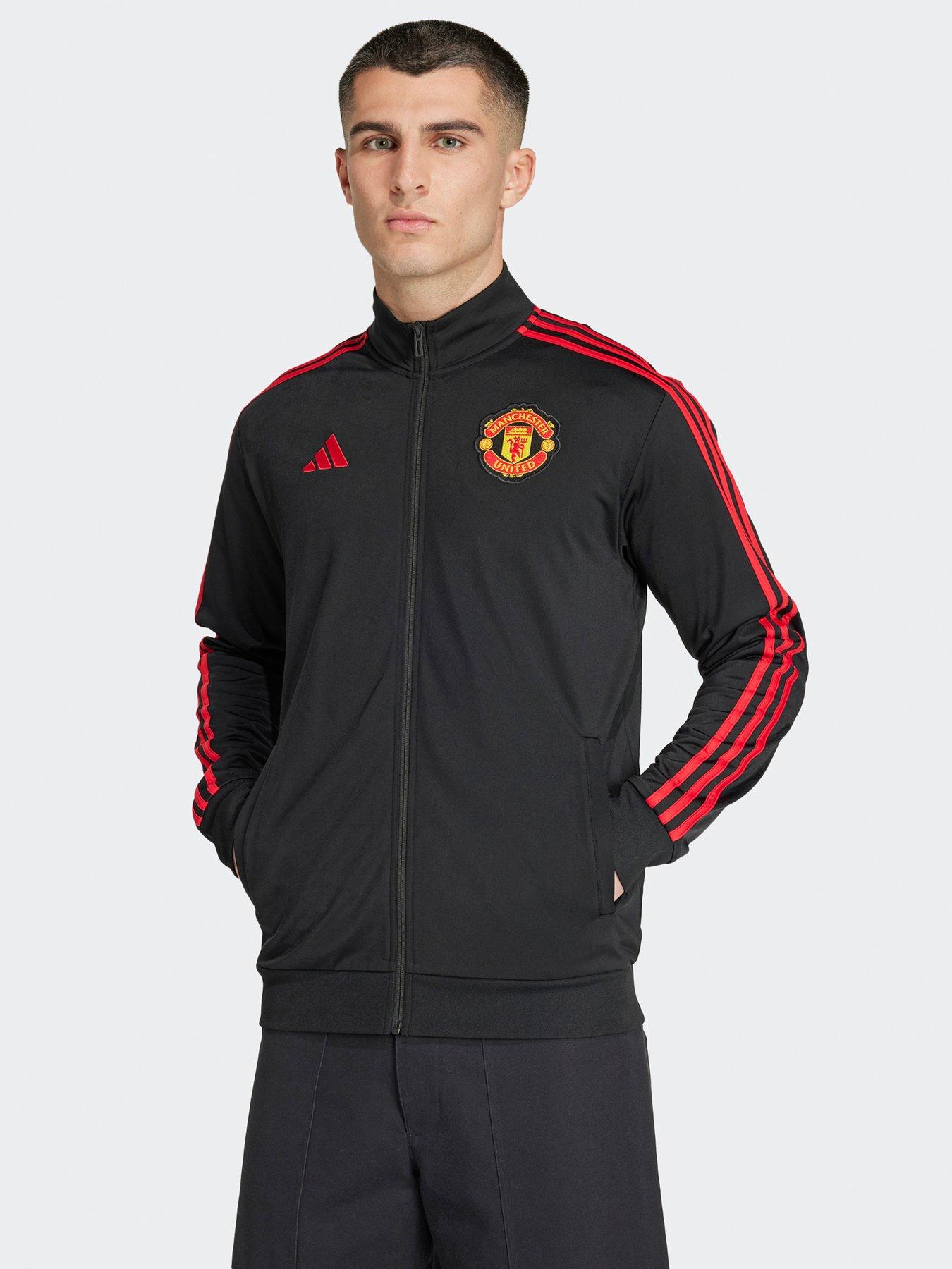 adidas Mens Manchester United DNA Track Top - Black
