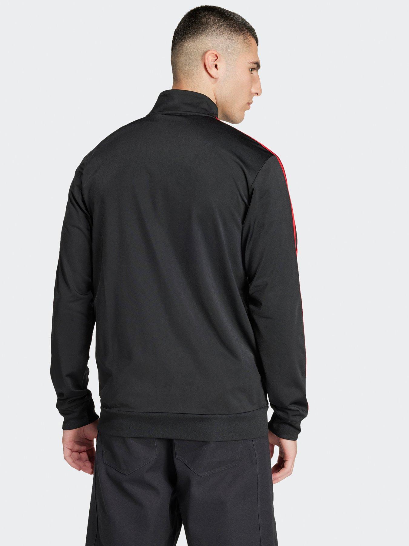 adidas-mens-manchester-united-dna-tracksuit-top-blackstillFront