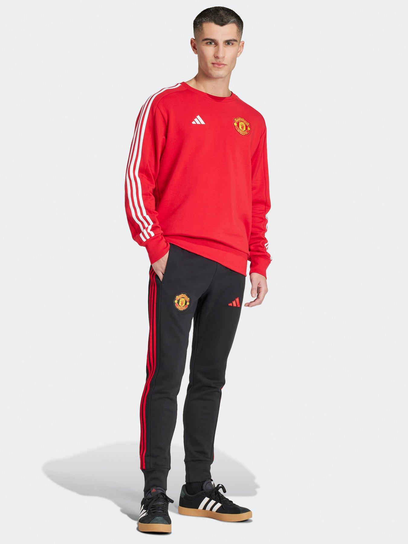 adidas Mens Manchester United Dna Track Pants - Black