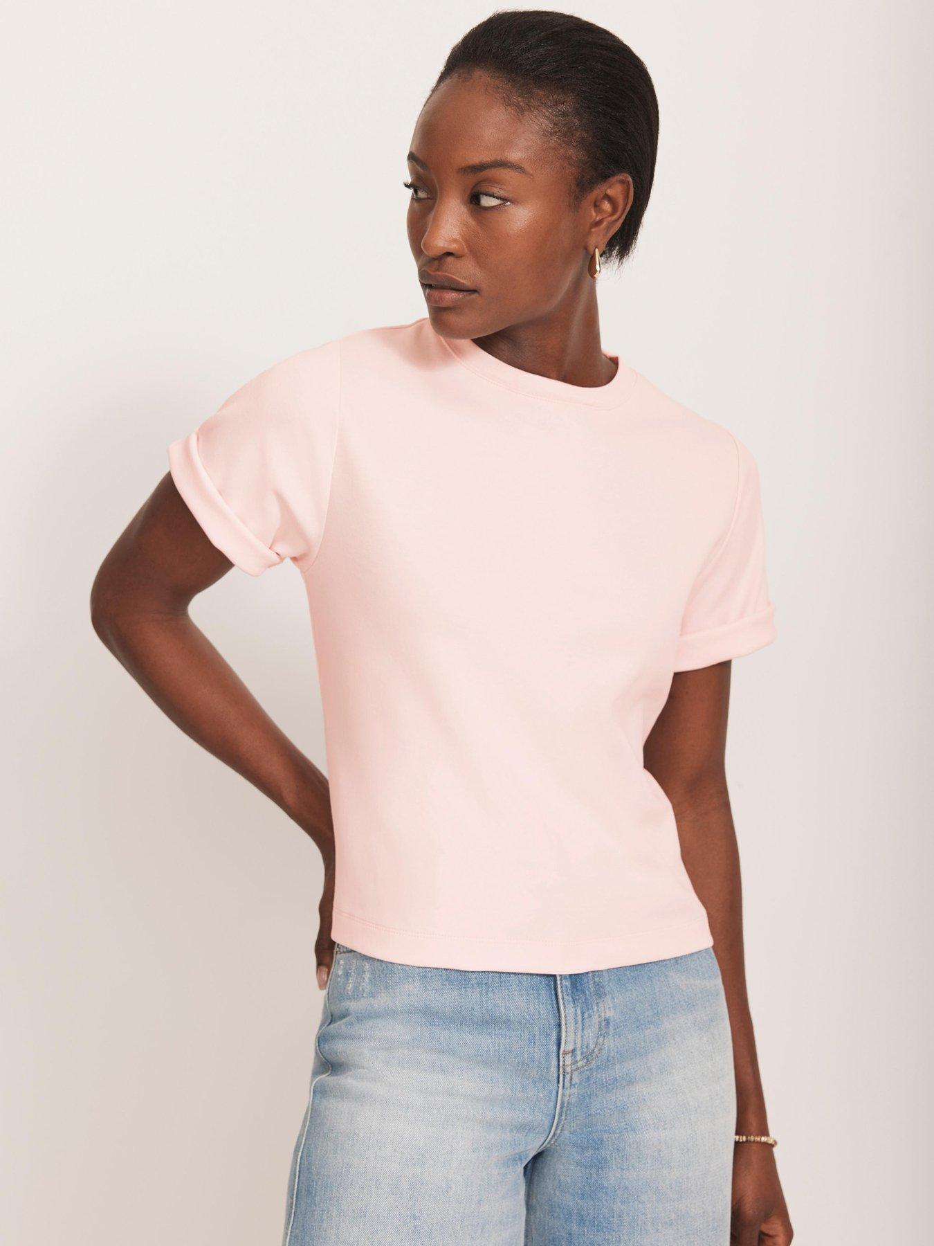 mint-velvet-ultimate-cotton-t-shirt-pinkstillFront