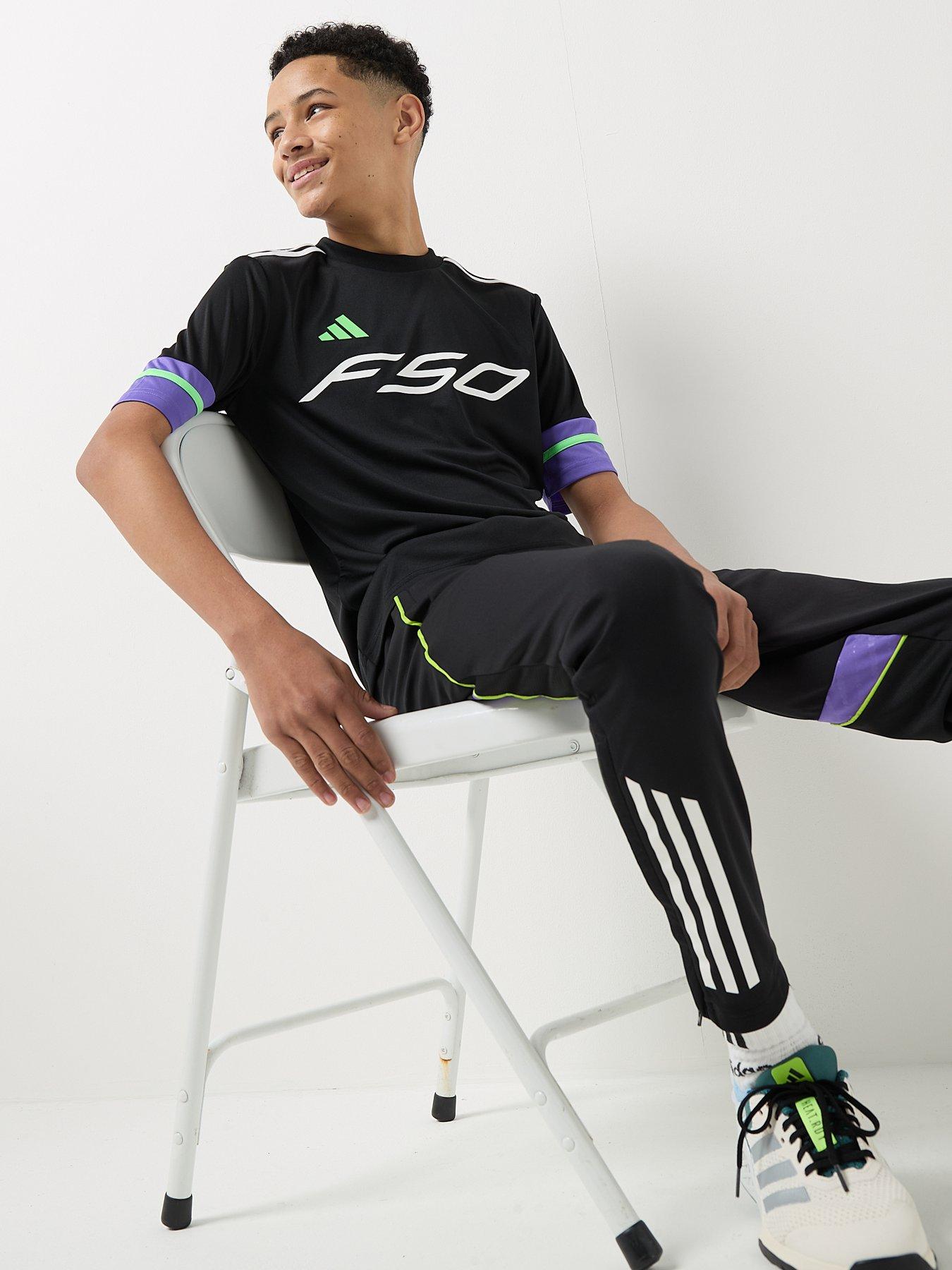 Image 3 of 6 of adidas Junior F50 Jersey - Black