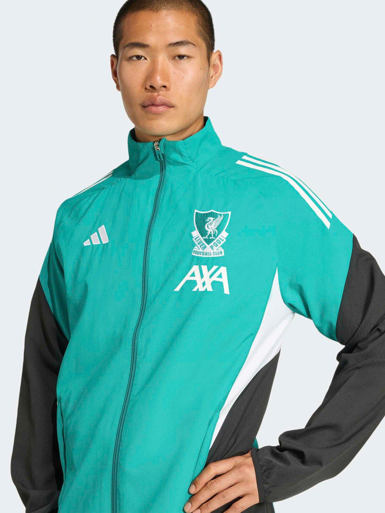 adidas Liverpool Mens 25/26 EU Training Tracksuit Top -Green