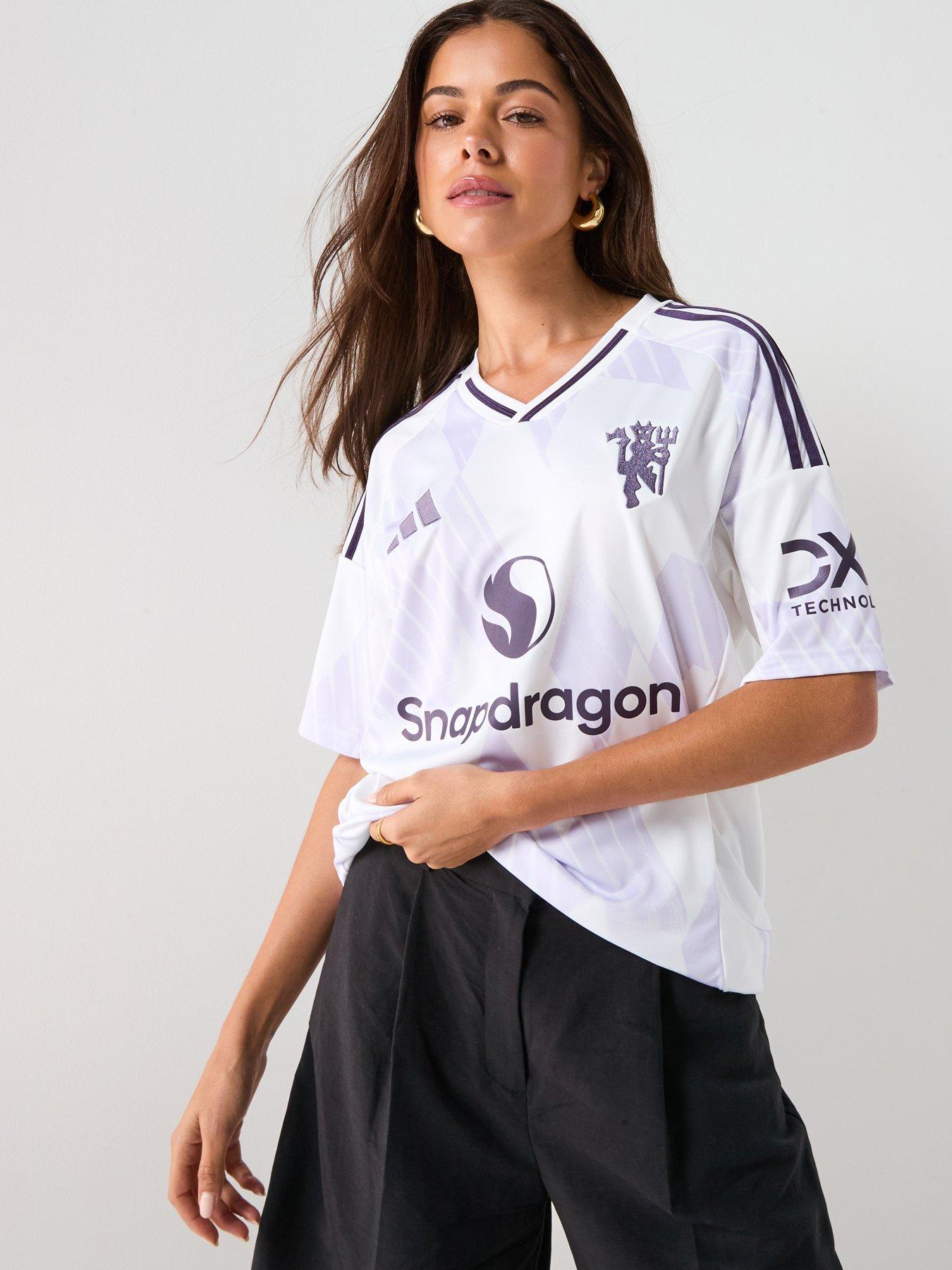 undefined Manchester United Mens 25/26 Away Stadium Replica Shirt -White
