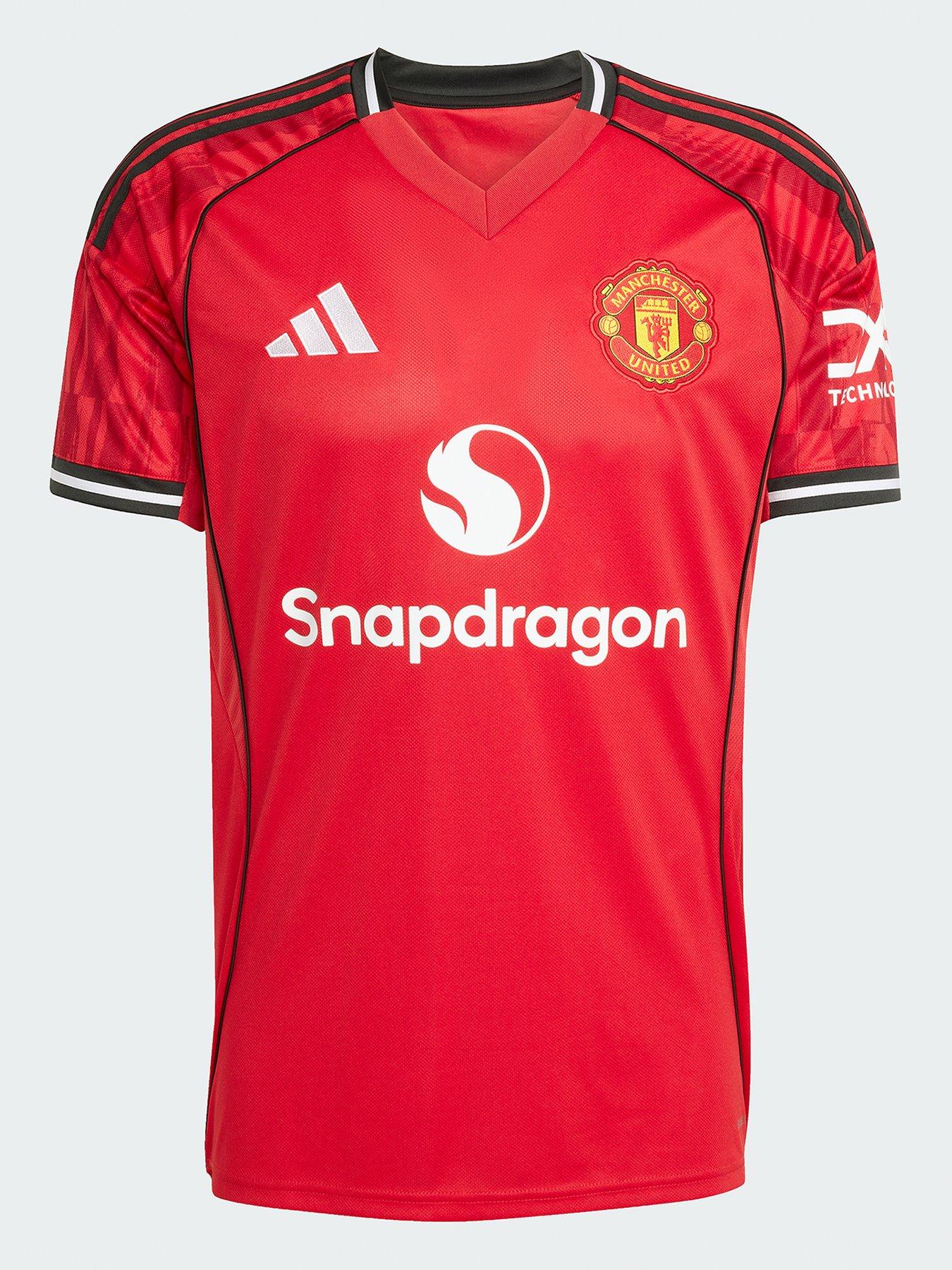 undefined Manchester United Mens 25/26 Home Stadium Replica Shirt -Red