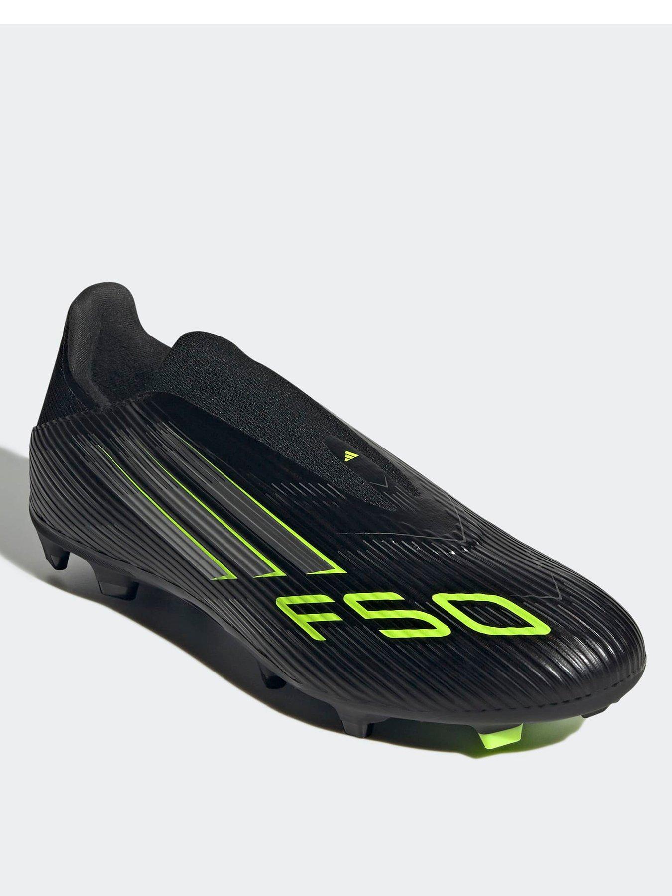 Image 2 of 6 of adidas Mens F50 League Laceless Firm Ground Football Boot - Black