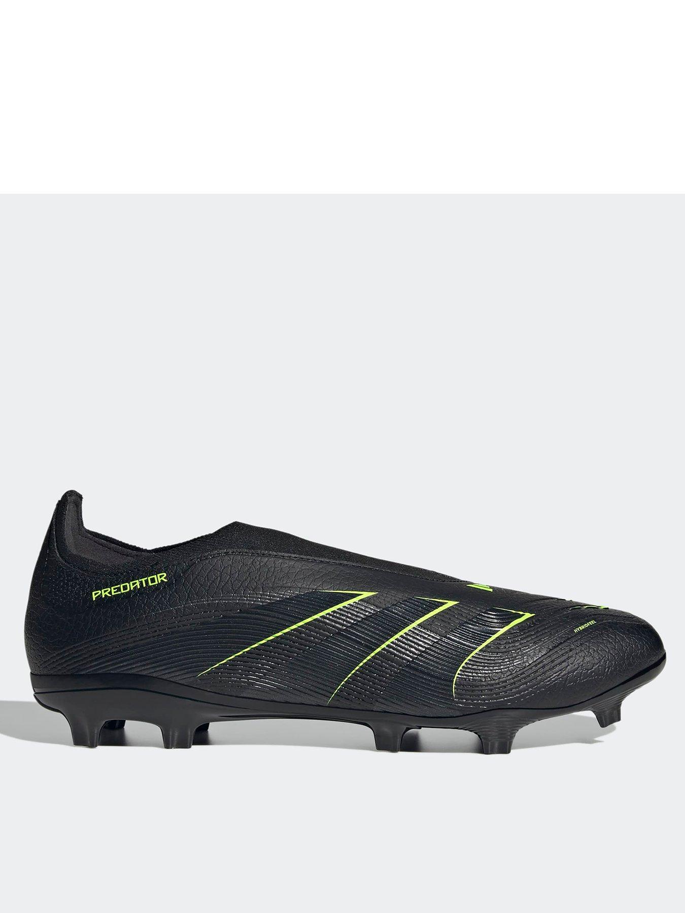 adidas Mens Predator League Laceless Firm Ground Football Boots - Black