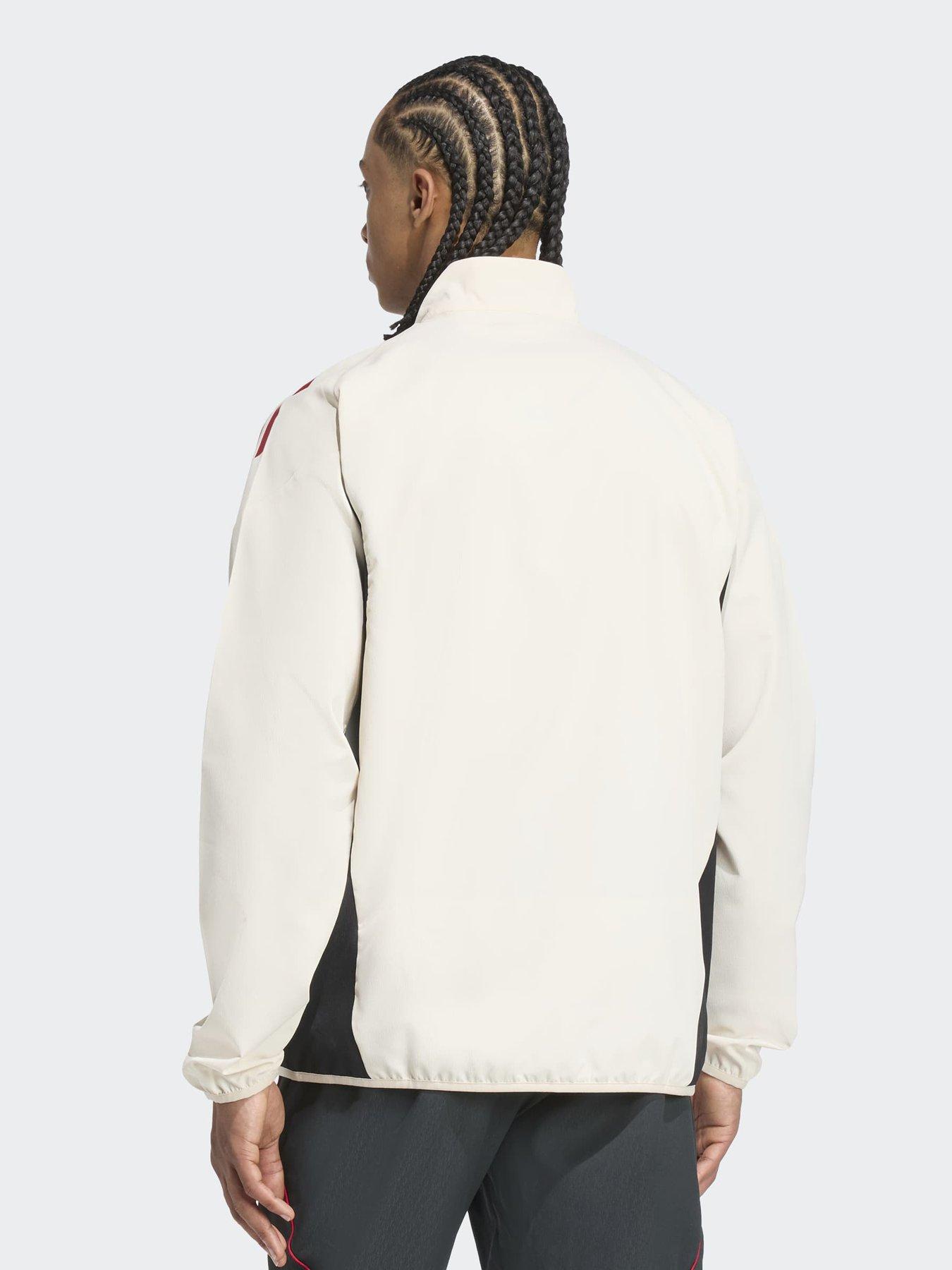 Image 2 of 4 of adidas Mens Liverpool Training Presentation Jacket- White