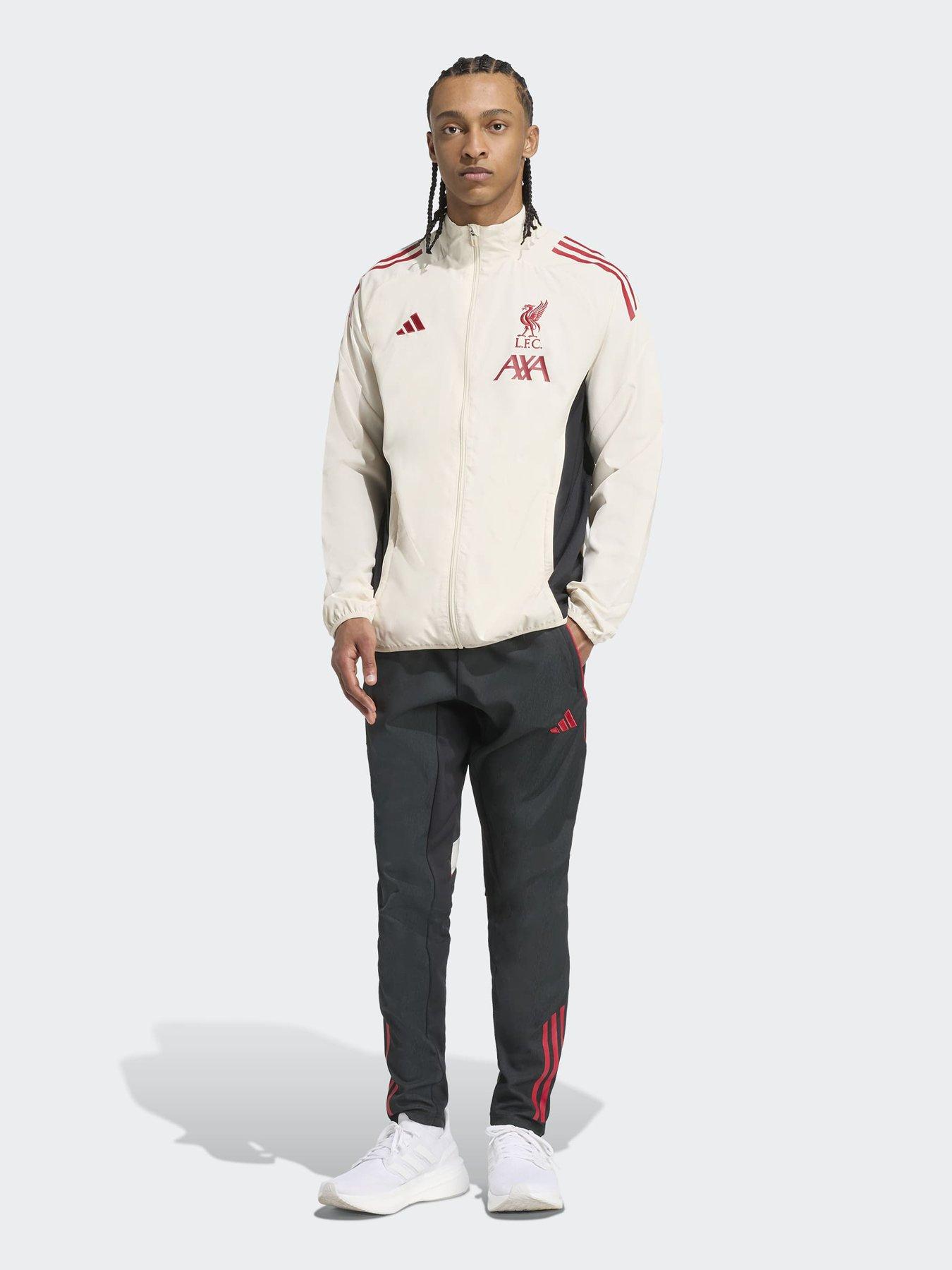 Image 3 of 4 of adidas Mens Liverpool Training Presentation Jacket- White