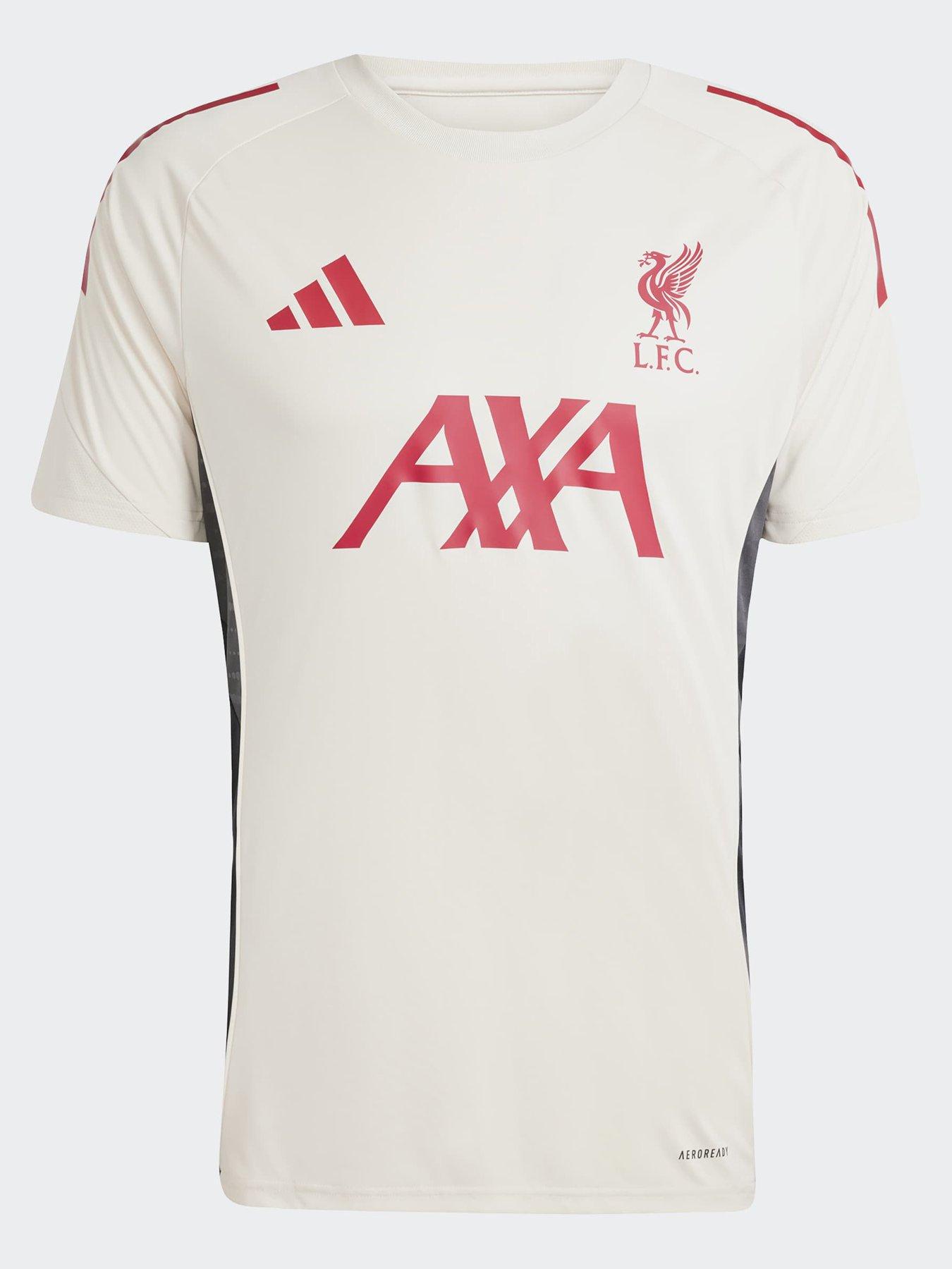Image 3 of 5 of adidas Mens Liverpool Training Jersey - White