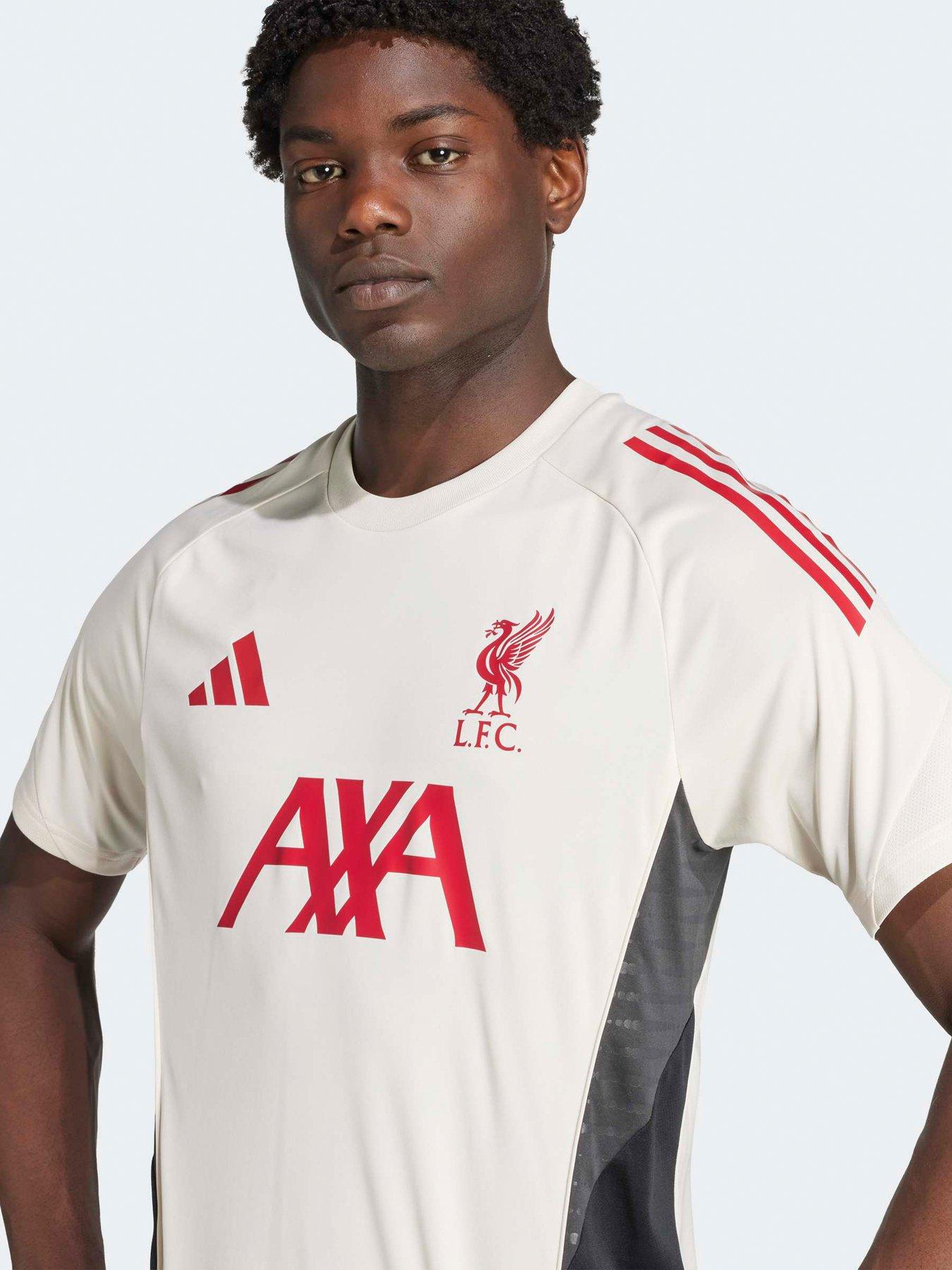 Image 4 of 5 of adidas Mens Liverpool Training Jersey - White