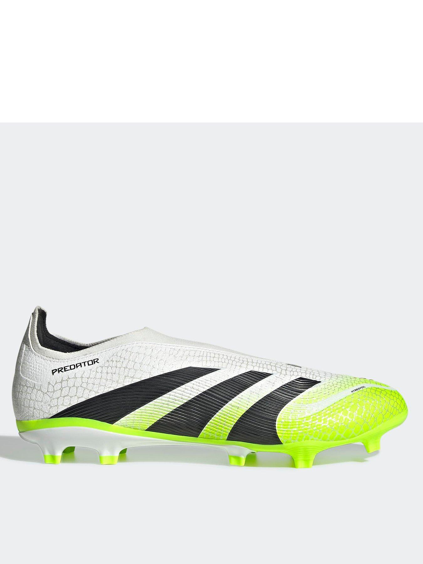 adidas Mens Predator League Laceless Firm Ground Football Boots - White