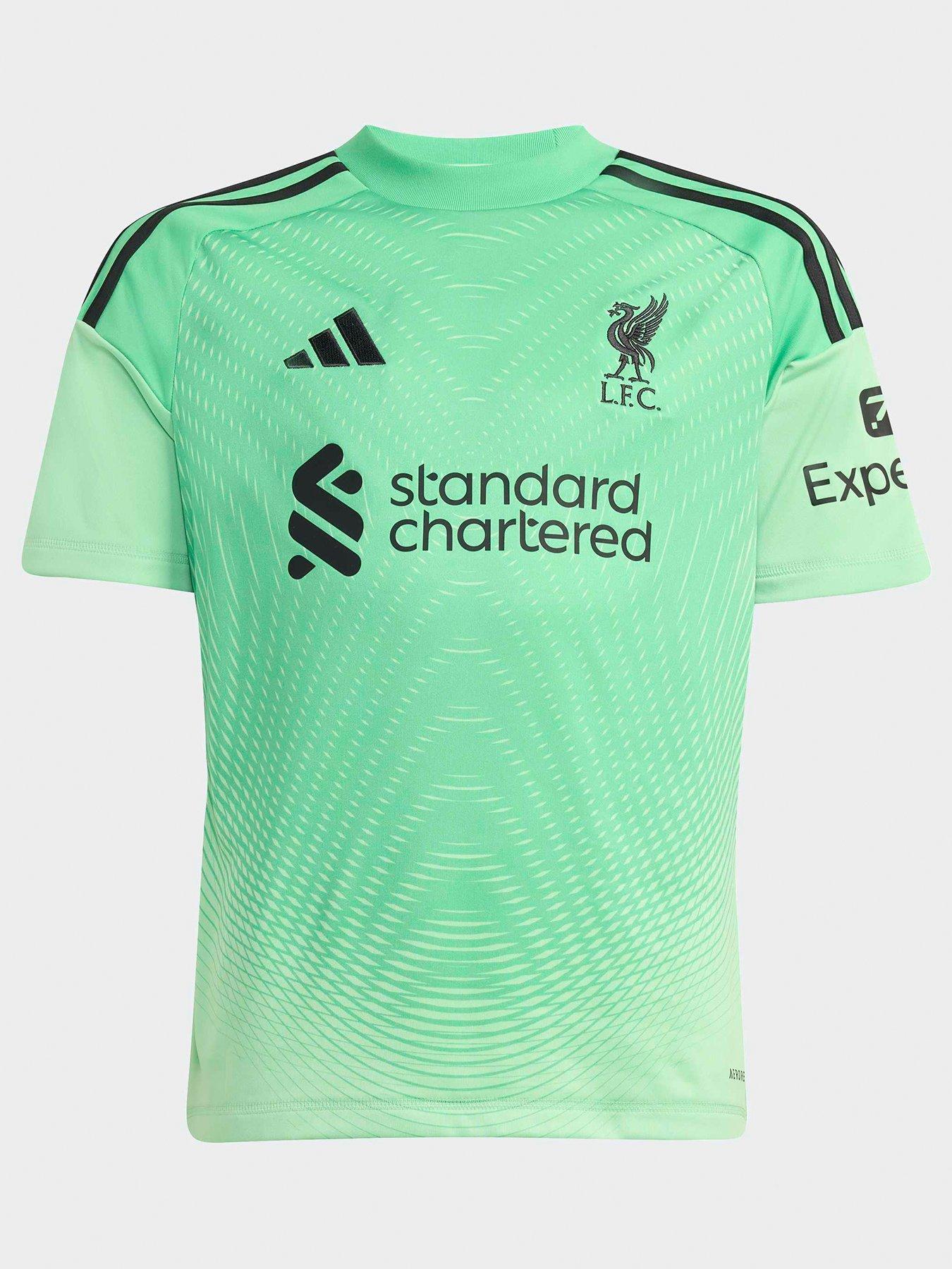 adidas Liverpool Junior 25/26 Home Goal Keeper Stadium Replica Shirt - Green