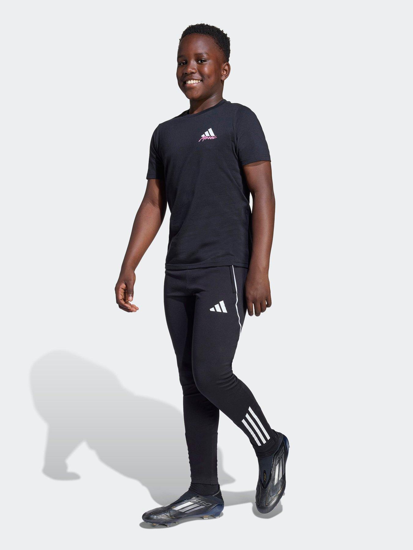 Image 3 of 5 of adidas Junior Messi T-Shirt - Black
