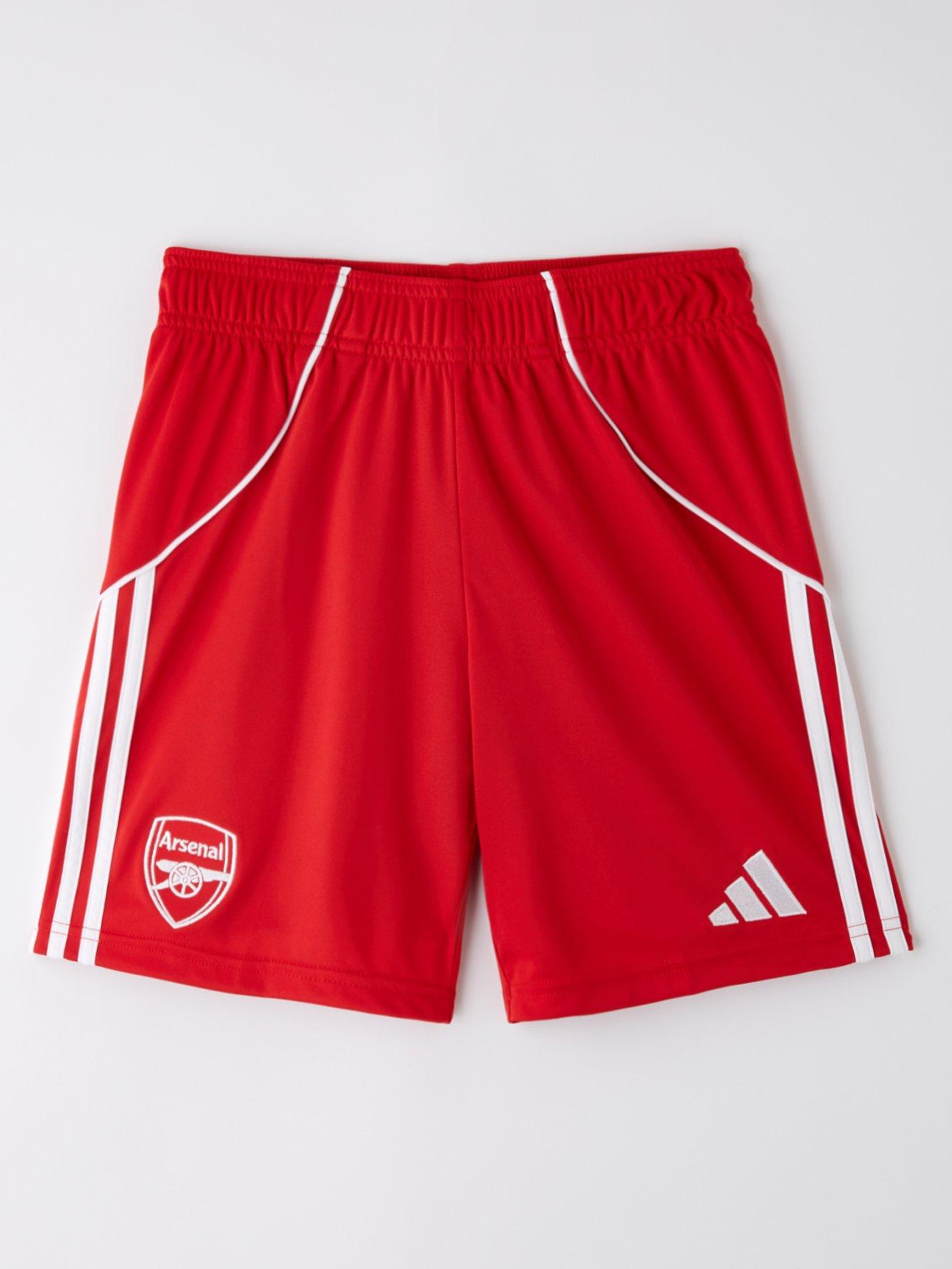 adidas Arsenal Junior 25/26 Home Alternate Stadium Shorts - Red