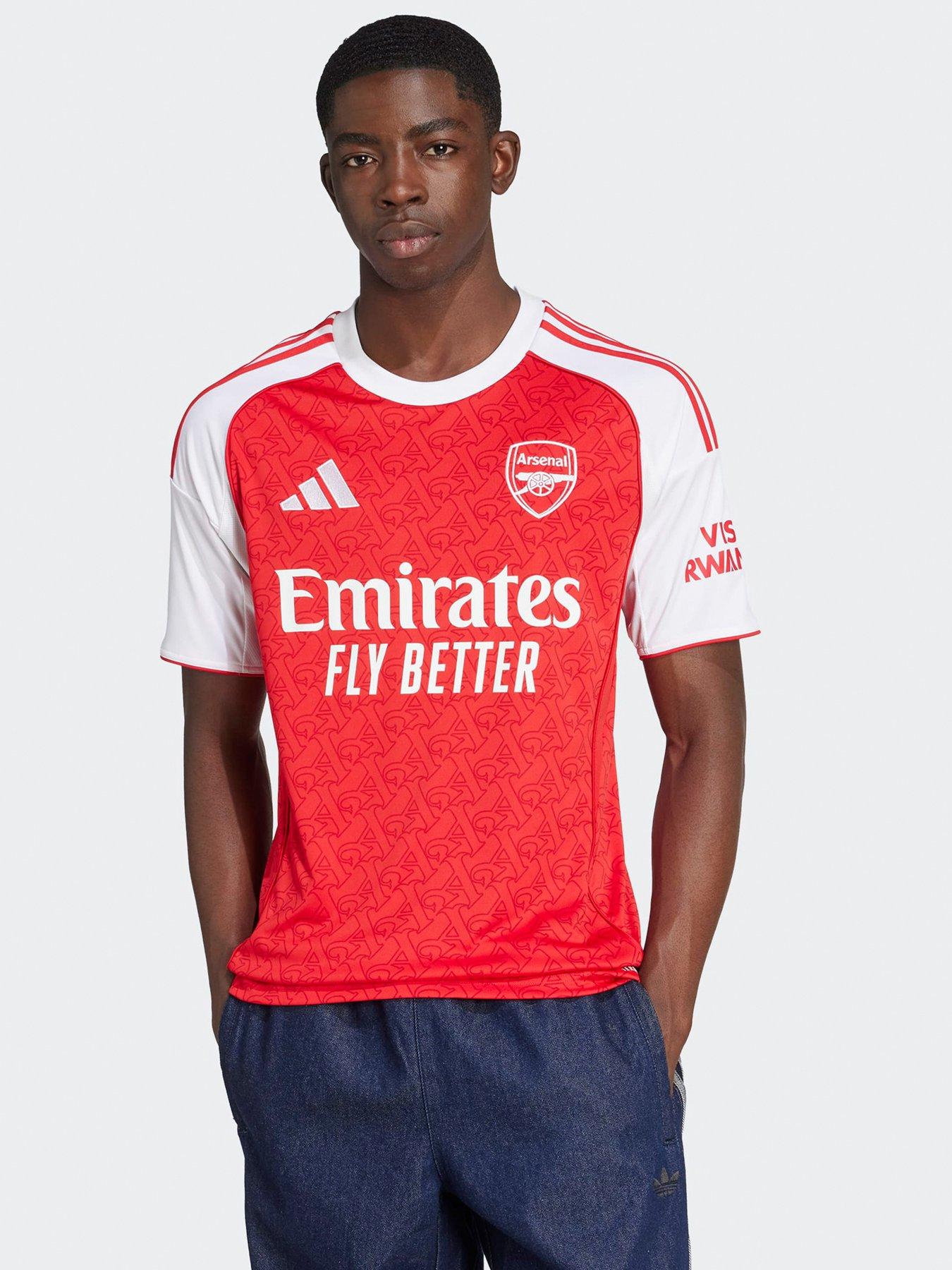 Image 1 of 6 of adidas Arsenal Mens 25/26 Home Stadium Replica Shirt - Red