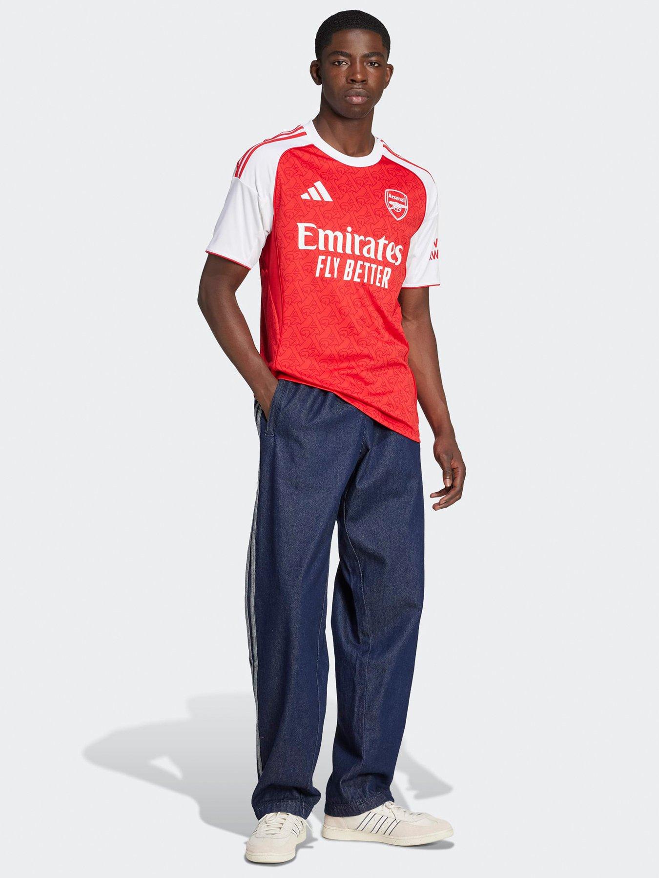 Image 3 of 6 of adidas Arsenal Mens 25/26 Home Stadium Replica Shirt - Red