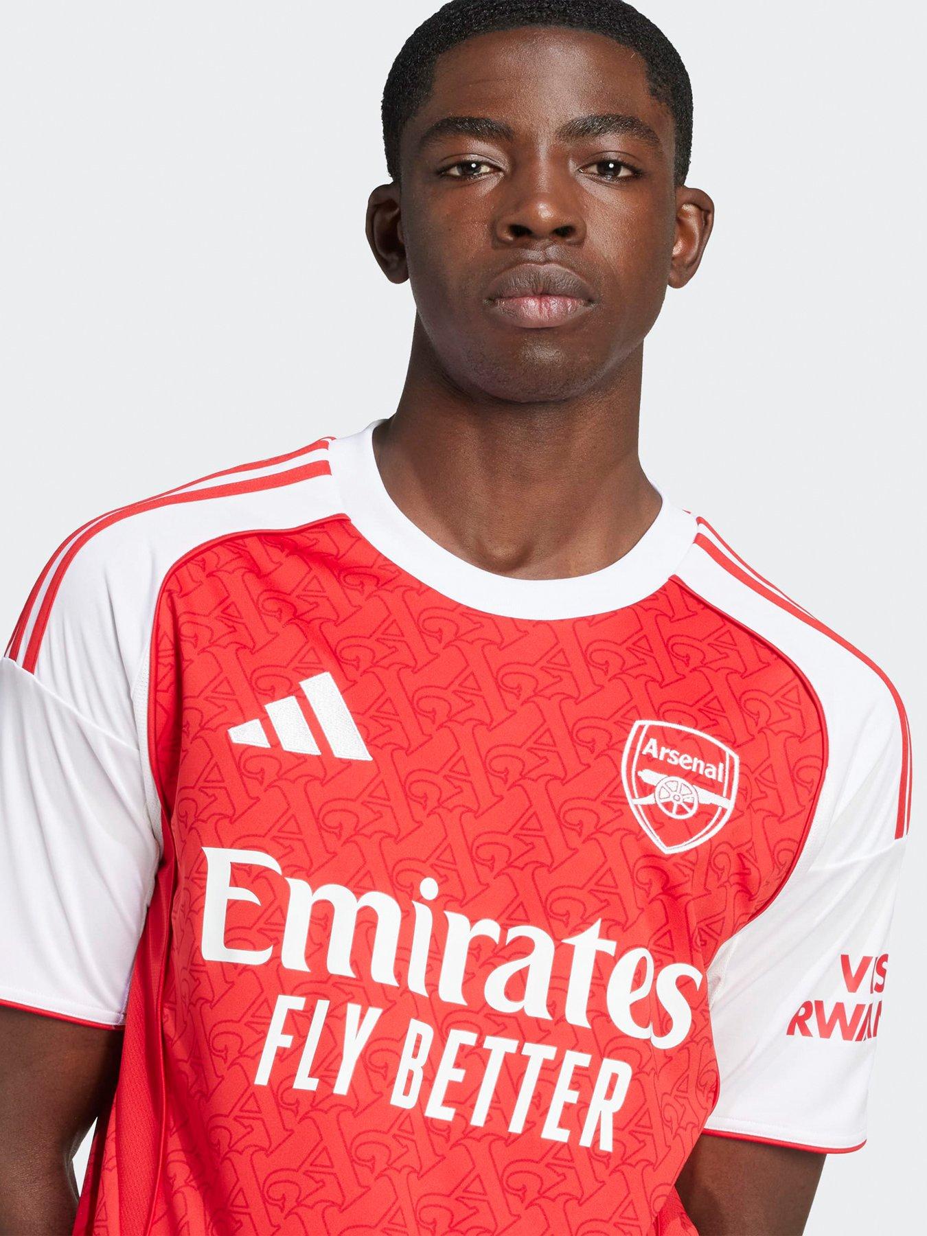 Image 4 of 6 of adidas Arsenal Mens 25/26 Home Stadium Replica Shirt - Red