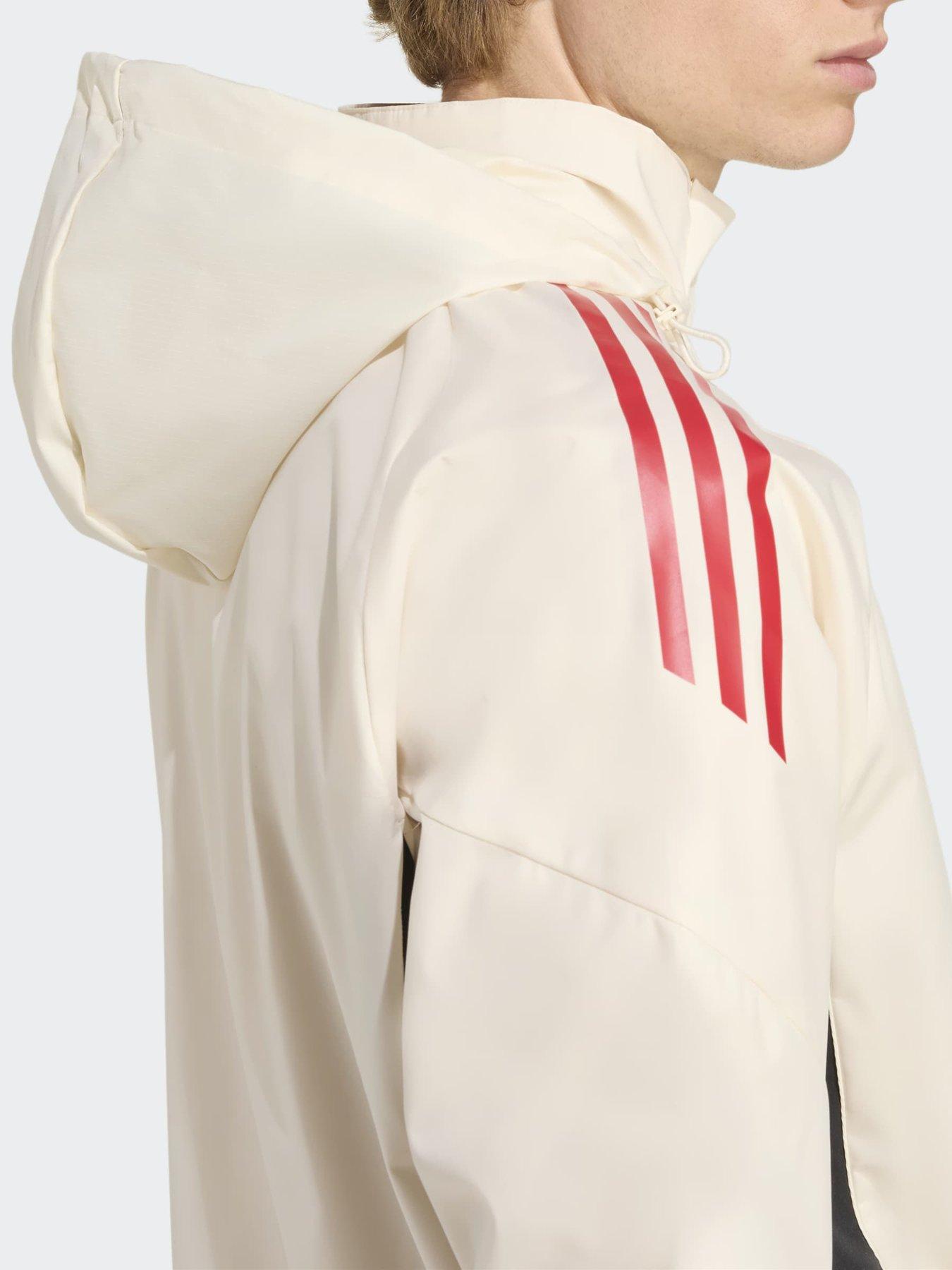 Image 5 of 5 of adidas Mens Liverpool AW Jacket -White