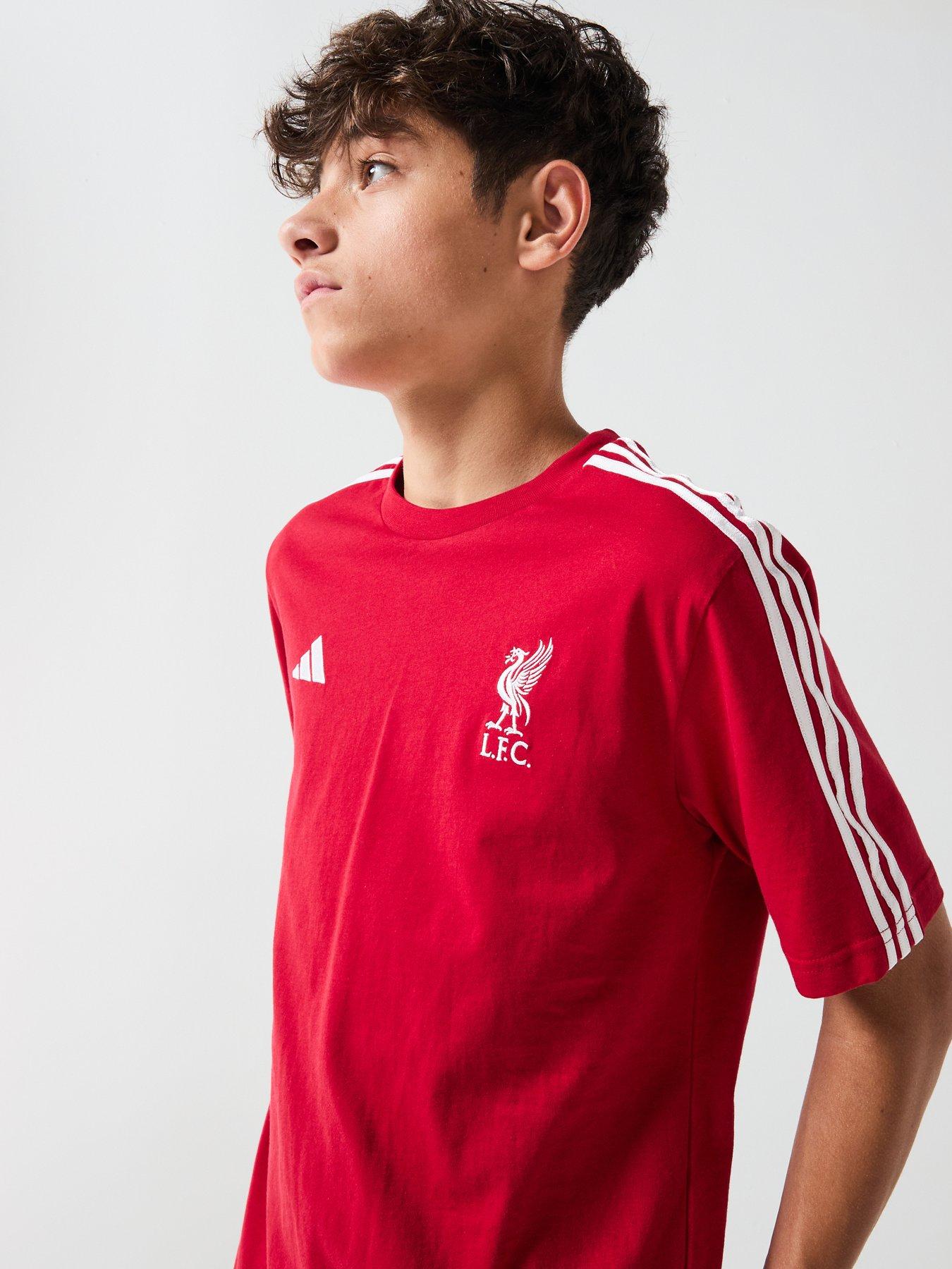 Image 4 of 6 of adidas Liverpool DNA Junior Tee -Red