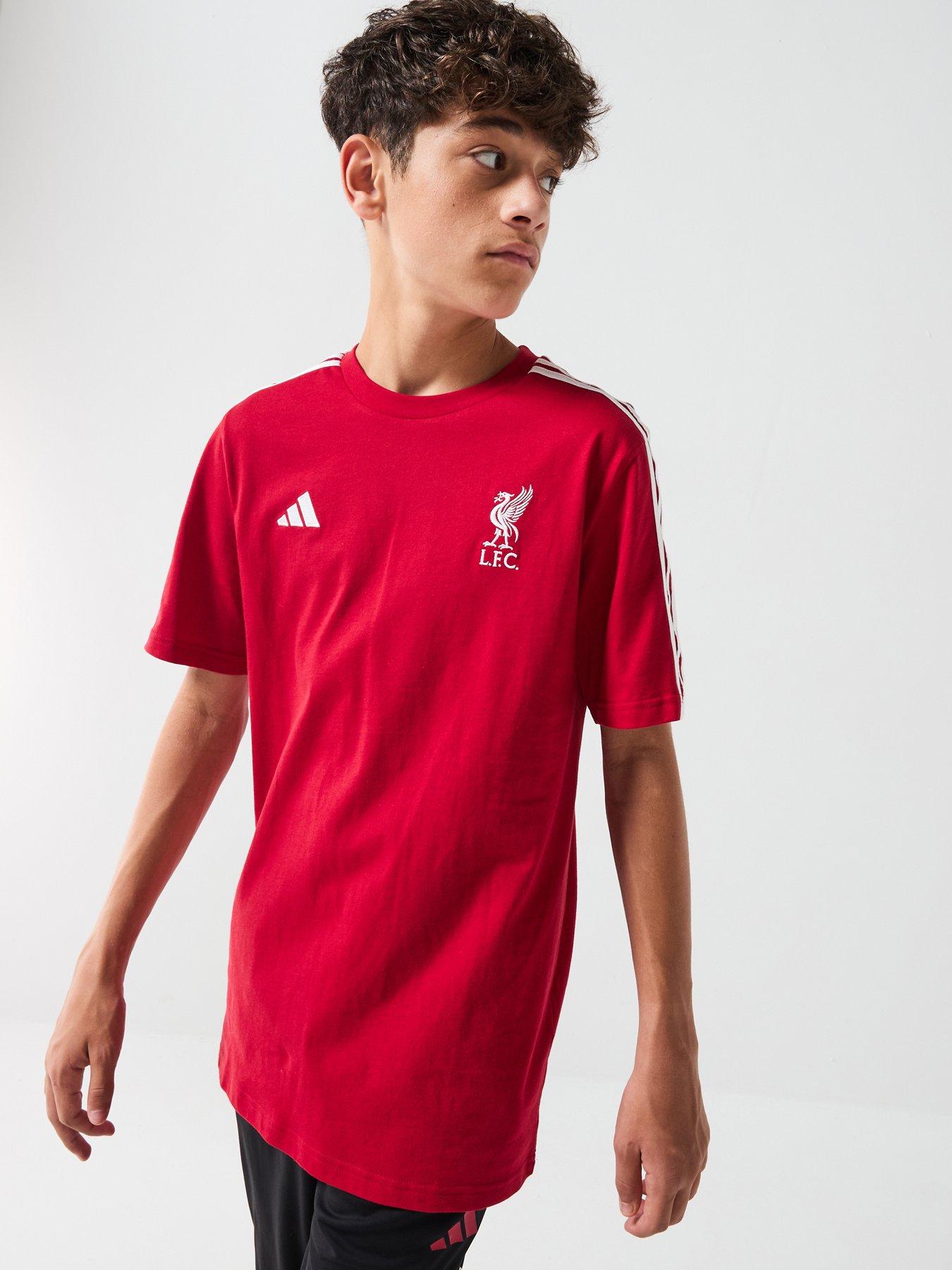Image 6 of 6 of adidas Liverpool DNA Junior Tee -Red