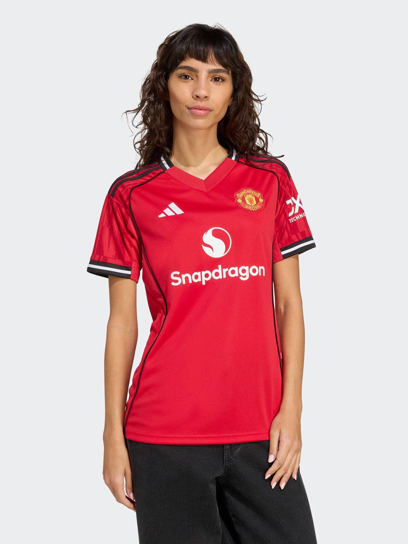 adidas Manchester United Womens 25/26 Home Stadium Replica Shirt - Red