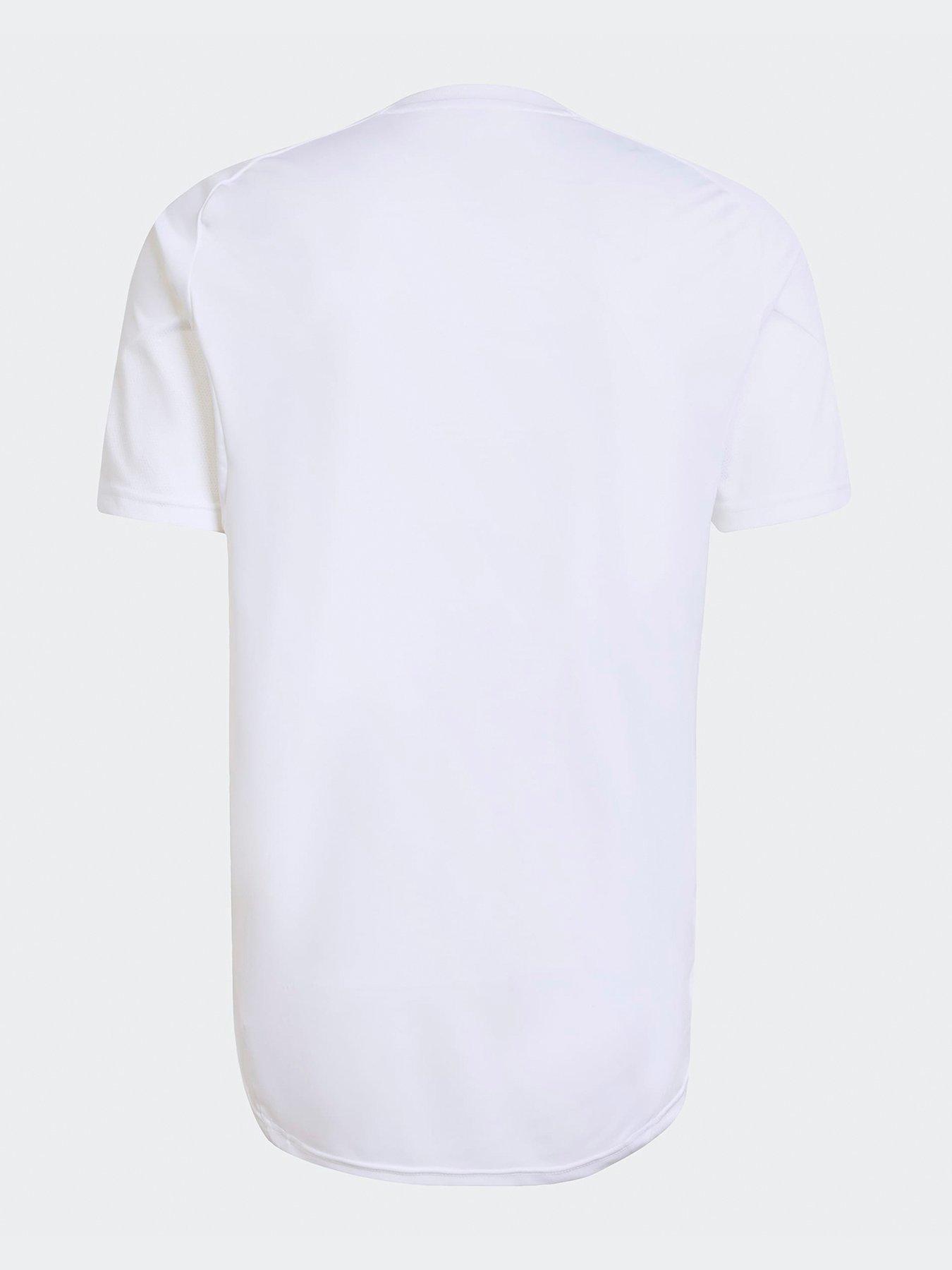 Image 2 of 2 of adidas Mens Real Madrid Eu Training Jersey - White