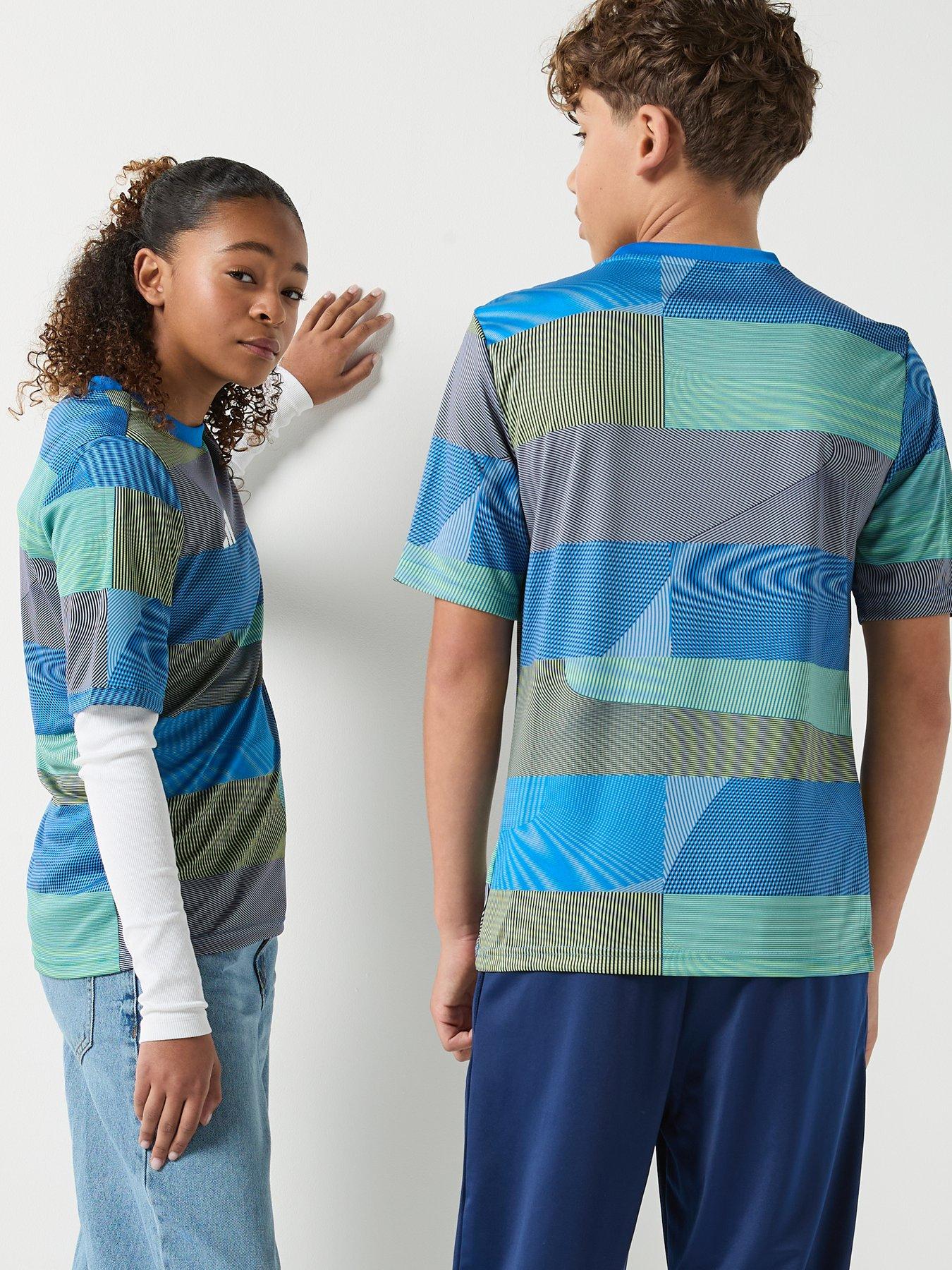 Image 2 of 6 of adidas Junior Real Madrid Training Jersey - Blue