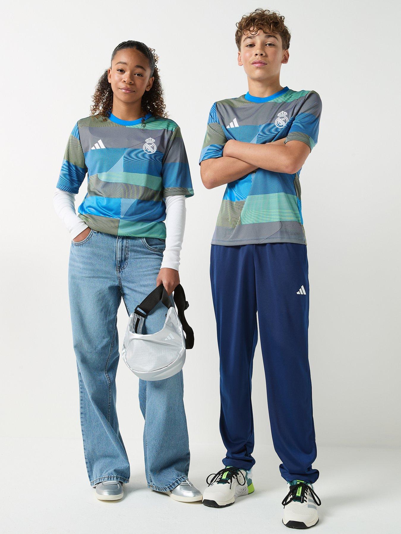 Image 3 of 6 of adidas Junior Real Madrid Training Jersey - Blue