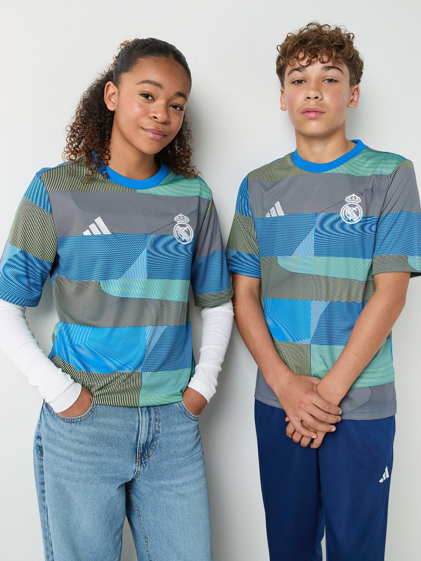 Image 5 of 6 of adidas Junior Real Madrid Training Jersey - Blue