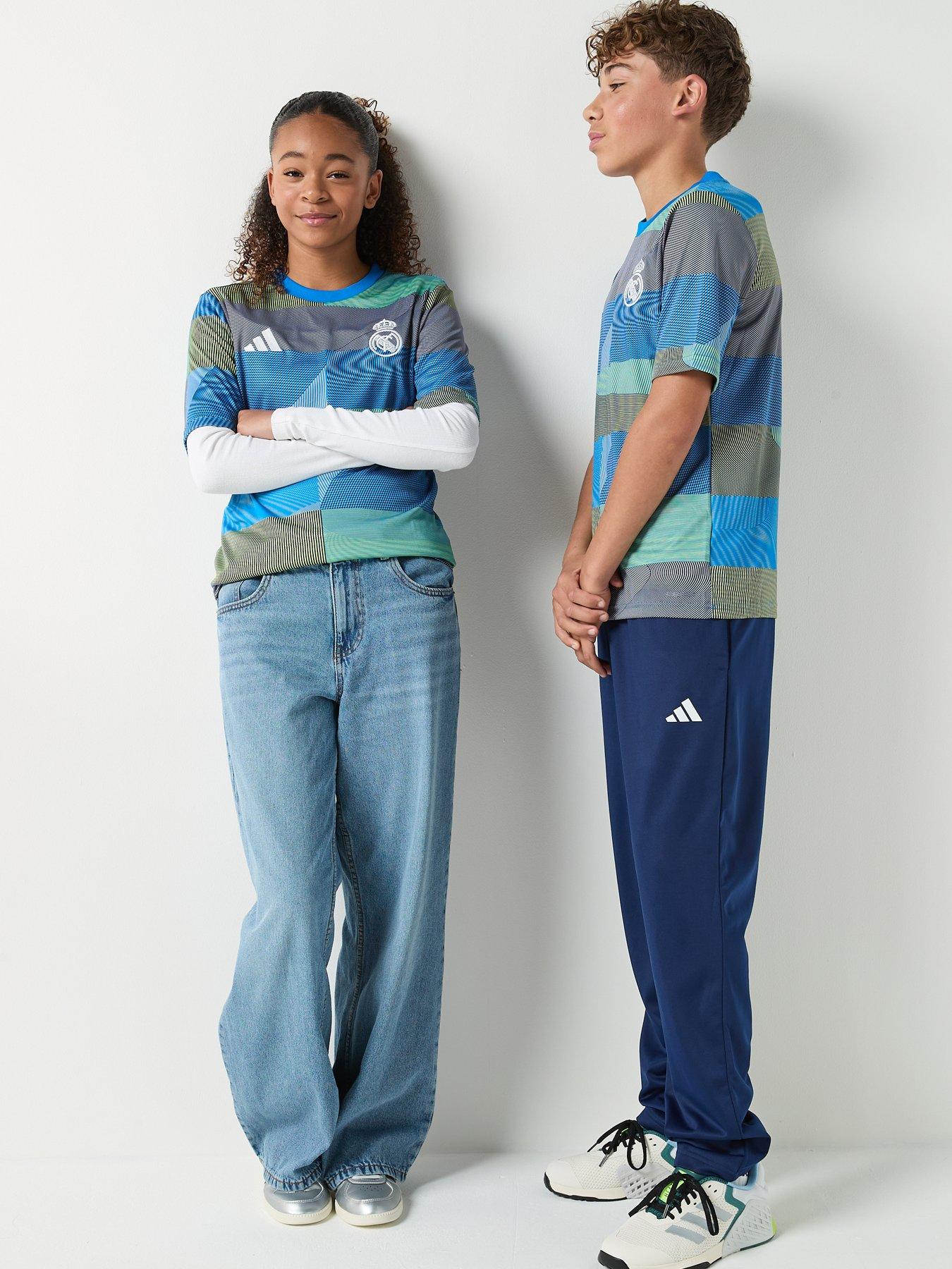 Image 6 of 6 of adidas Junior Real Madrid Training Jersey - Blue