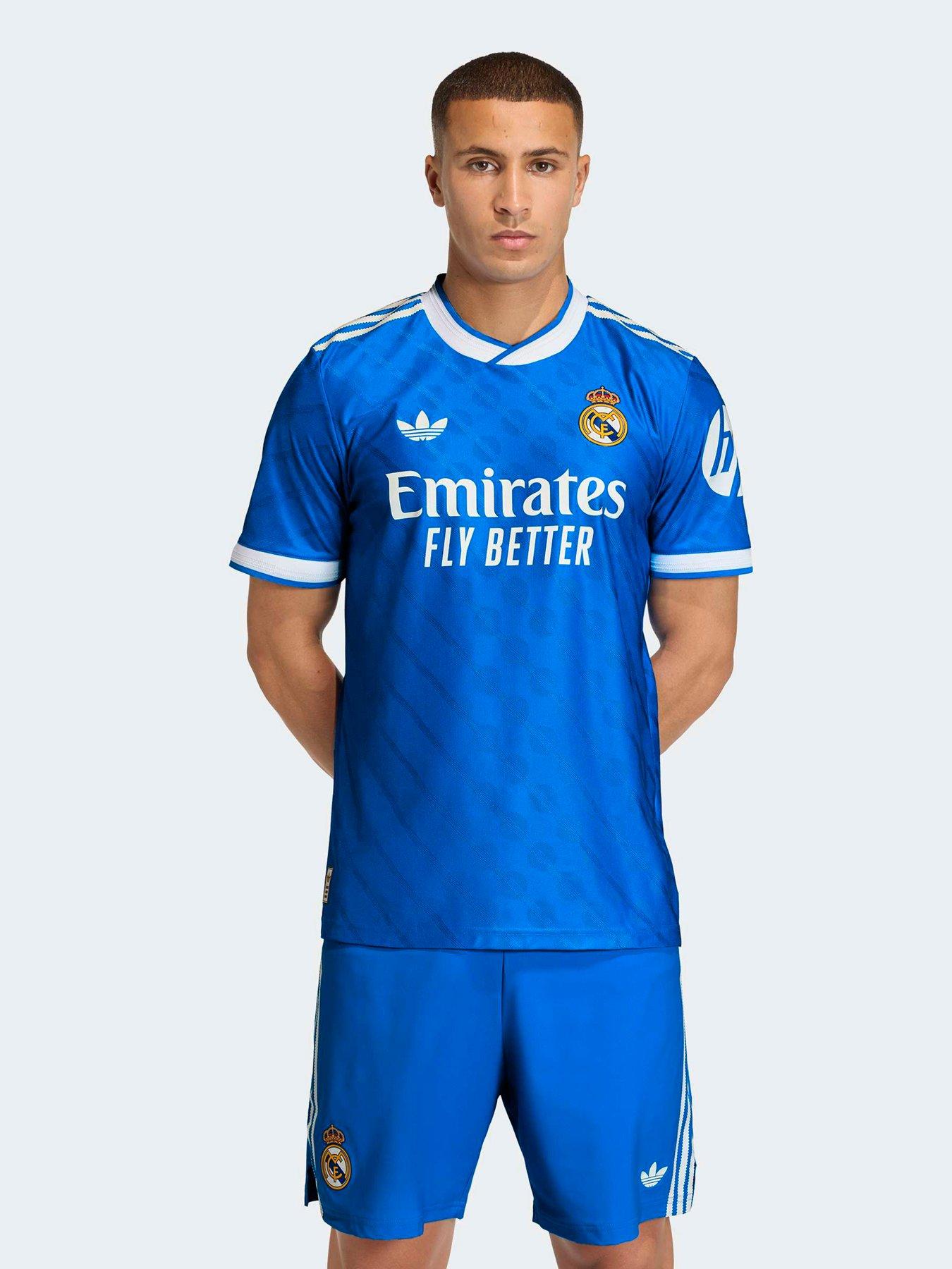 Image 1 of 5 of adidas Real Madrid Mens 25/26 3rd Authentic Replica Shirt - Blue