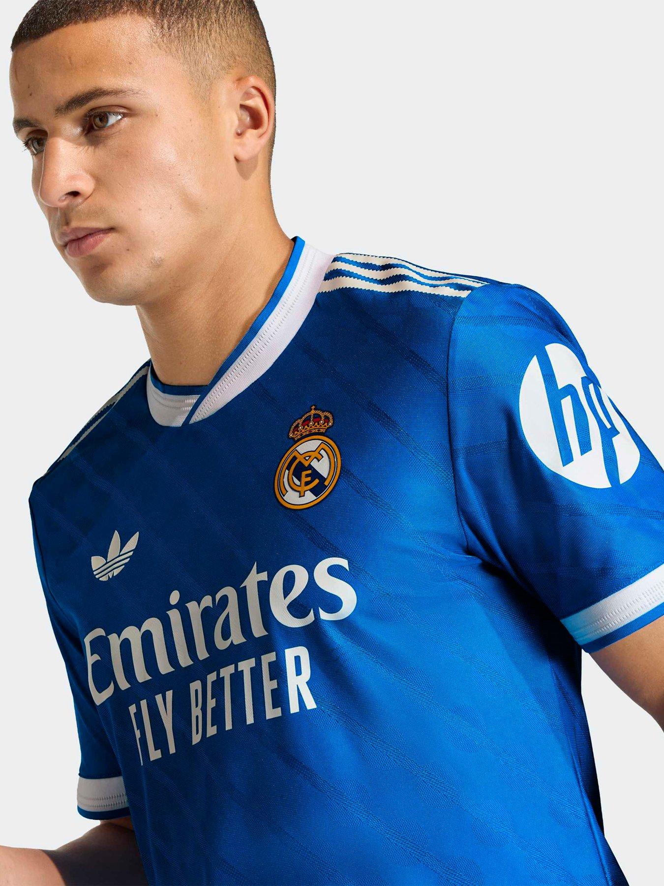 Image 4 of 5 of adidas Real Madrid Mens 25/26 3rd Authentic Replica Shirt - Blue