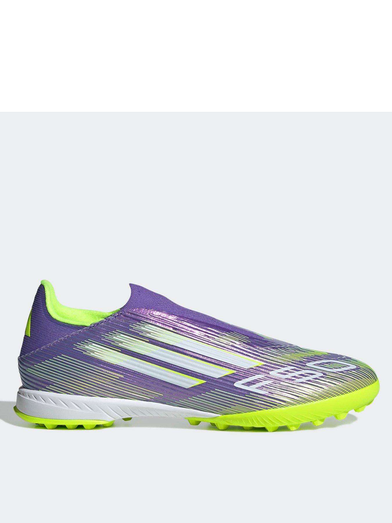 adidas Mens F50 League Laceless Astro Turf Football Boots - Purple