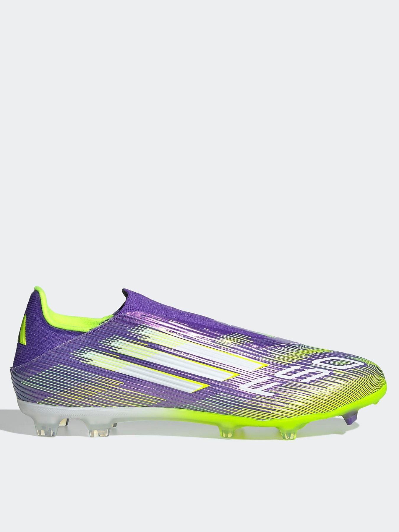 undefined Mens F50 League Laceless Firm Ground Football Boots - Purple