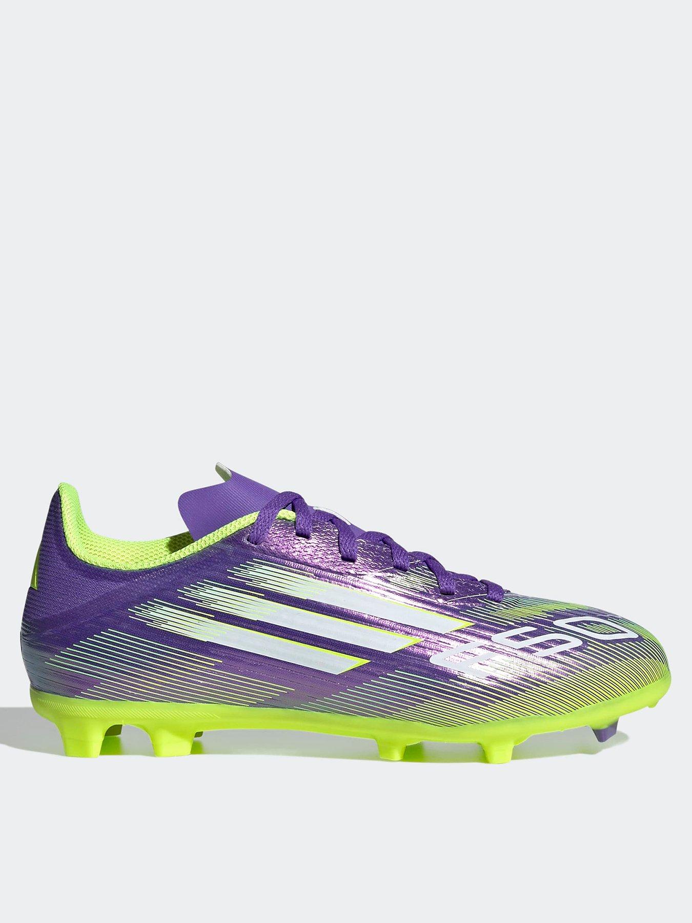 adidas Junior F50 League Firm Ground Football Boots - Purple