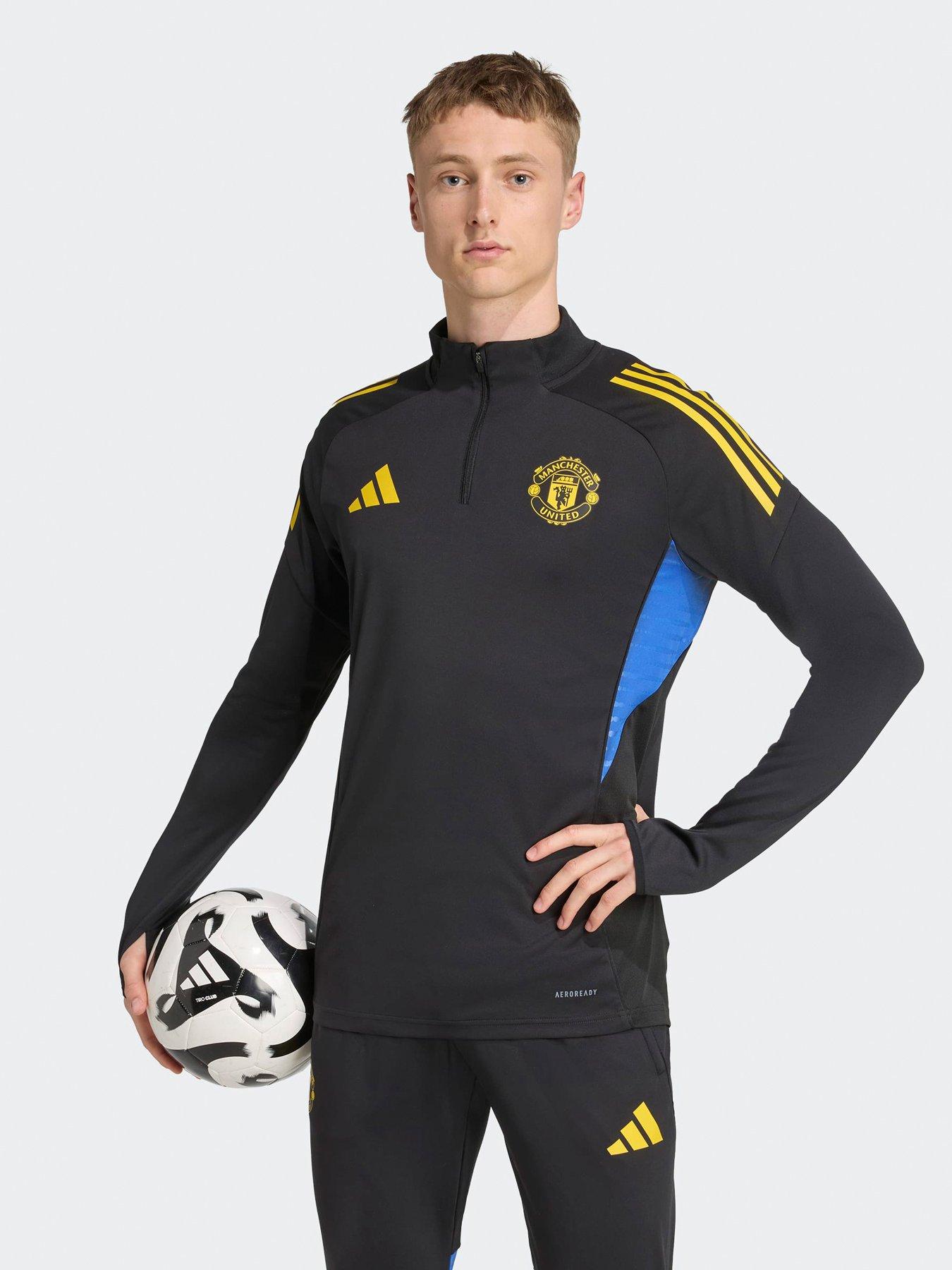 adidas Mens Manchester United Tiro 25 Competition Training Top - Black